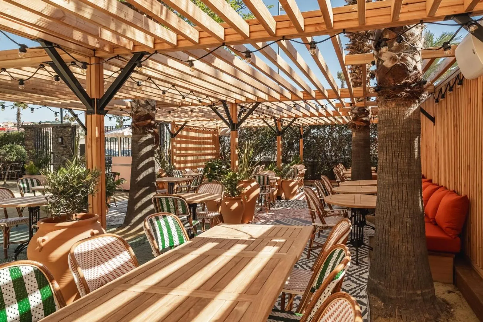 Patio in Villa Camille Hotel & Spa