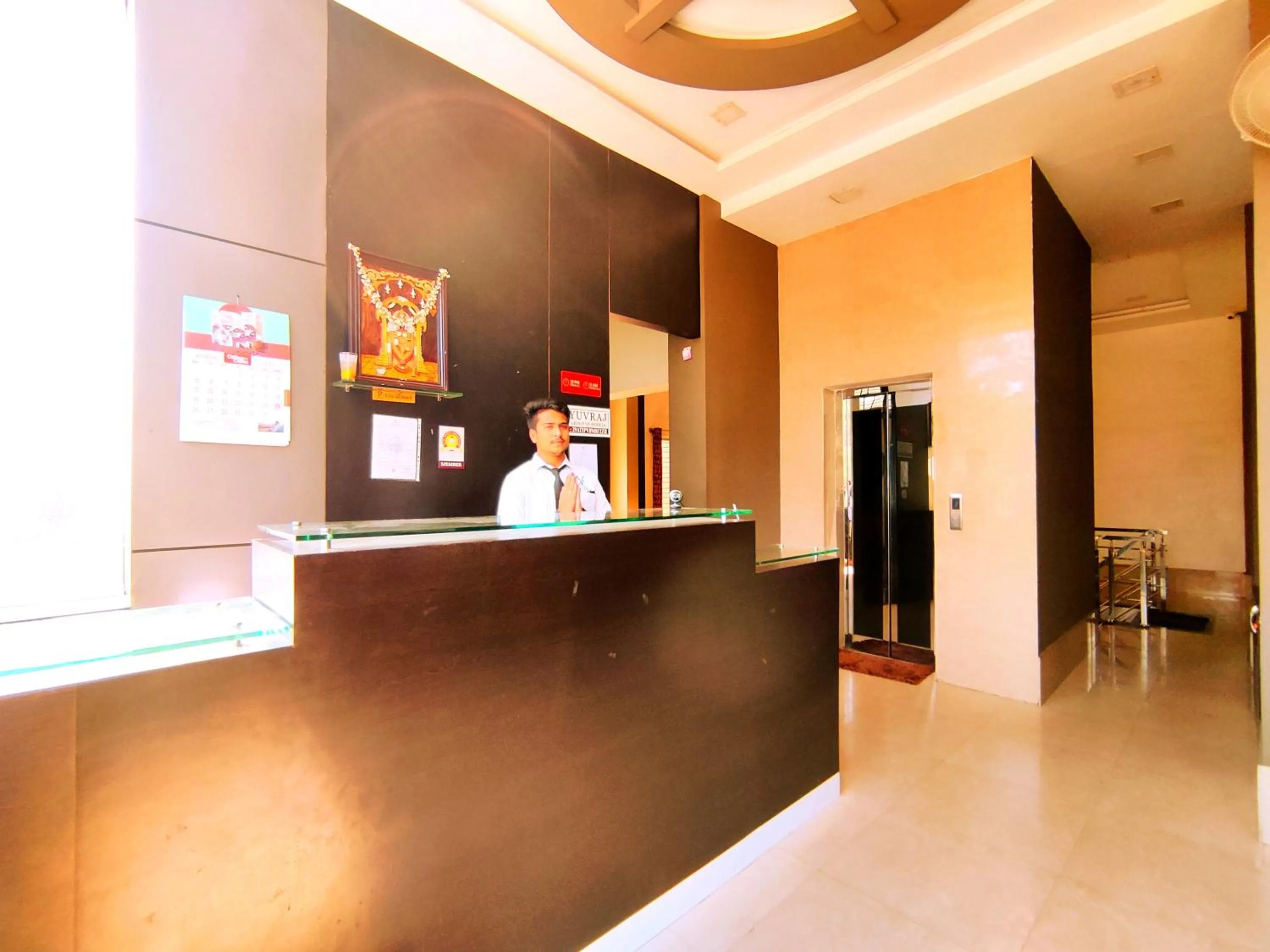 Lobby or reception in Yuvraj Galaxy Inn