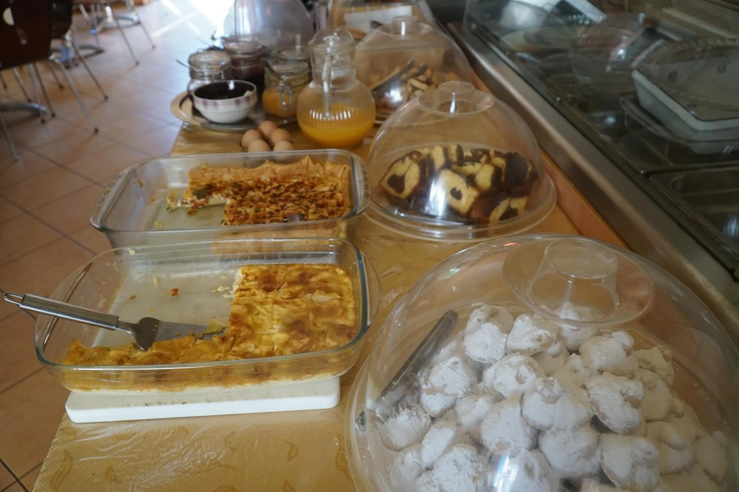 Continental breakfast in Apartments Hotel & Studios, Xifoupolis