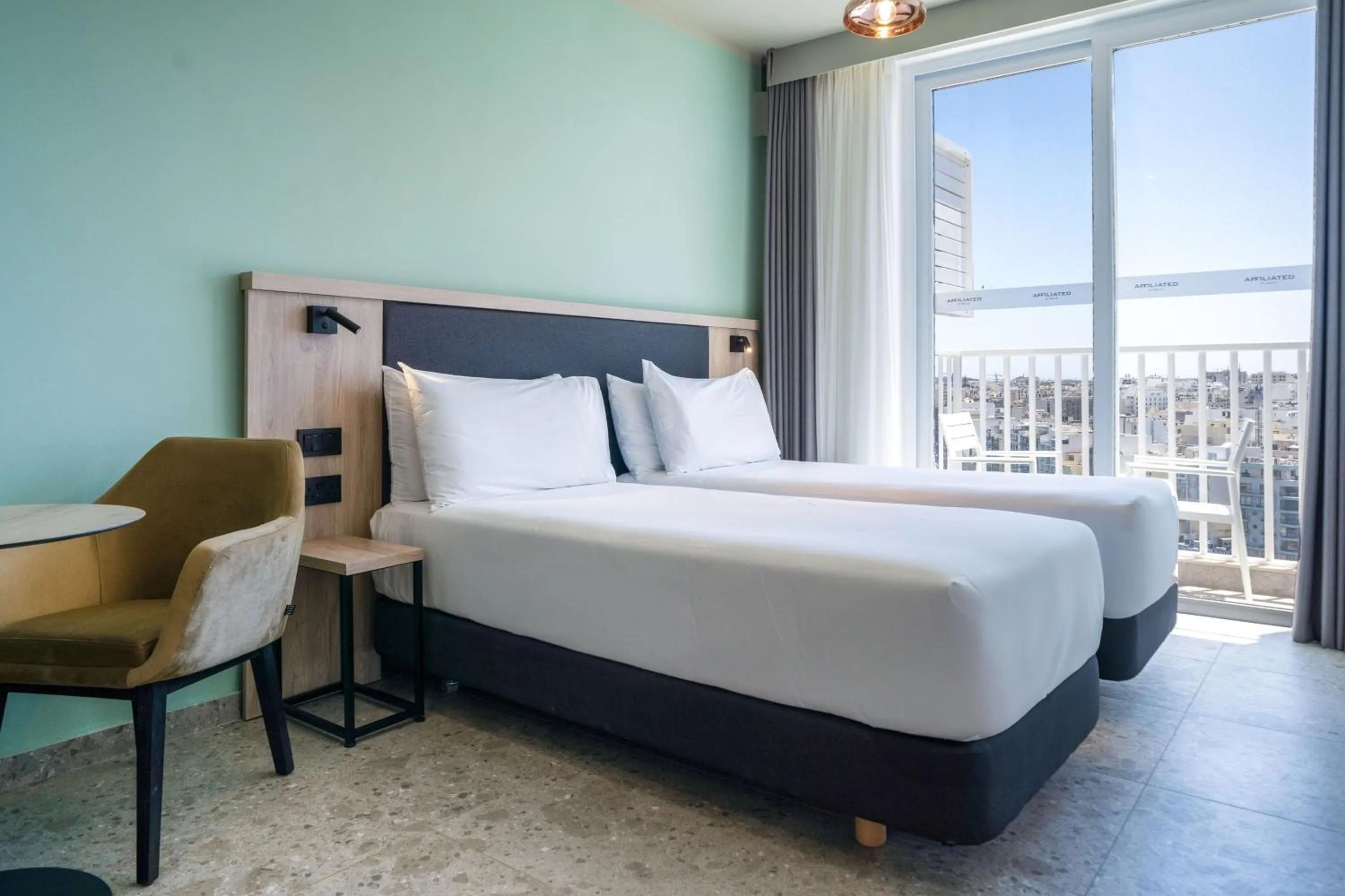 Bed in Hotel Scirocco St. Julian's Affiliated by Meliá