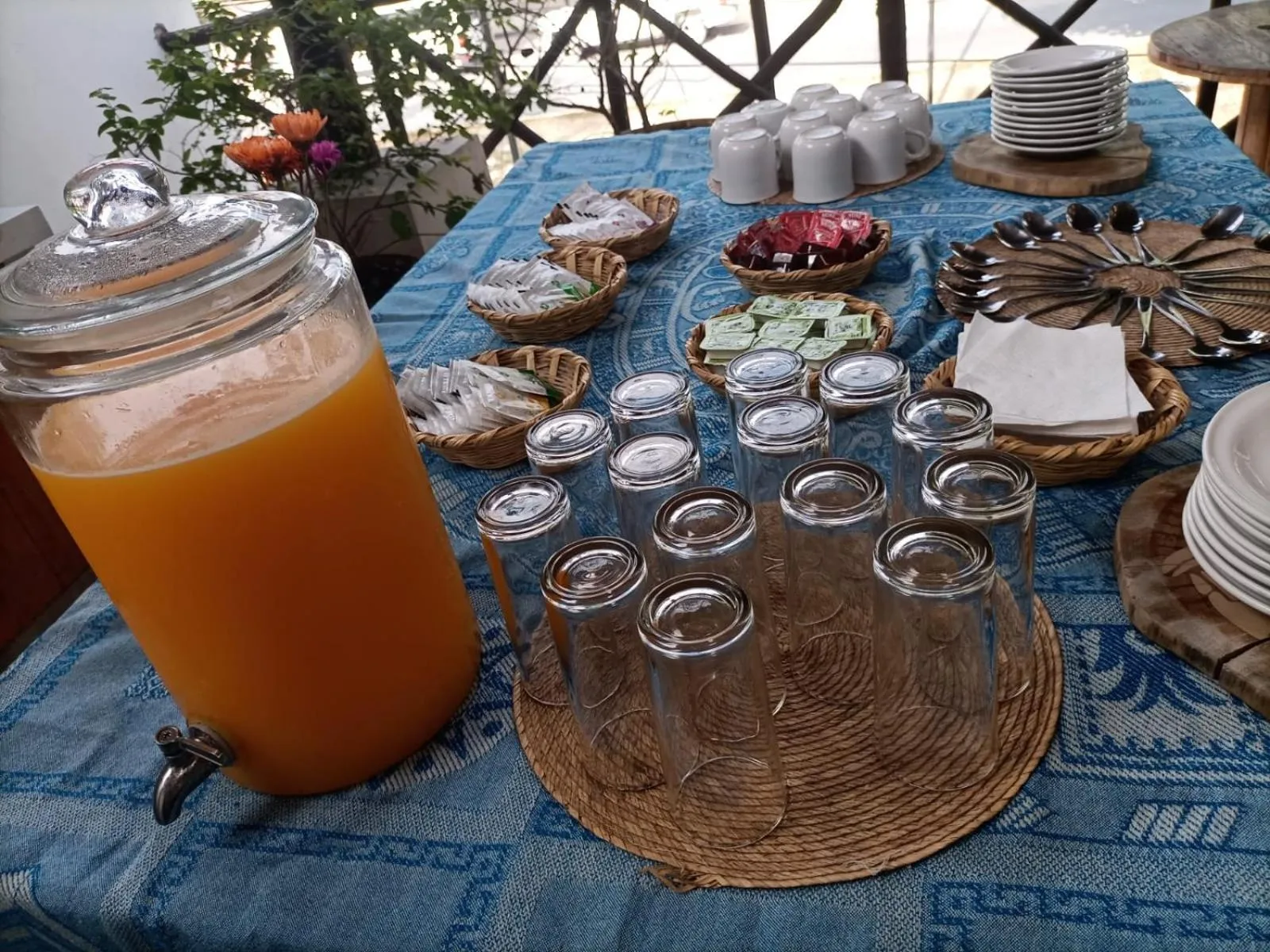 Continental breakfast in MIO Tulum Hotel Boutique