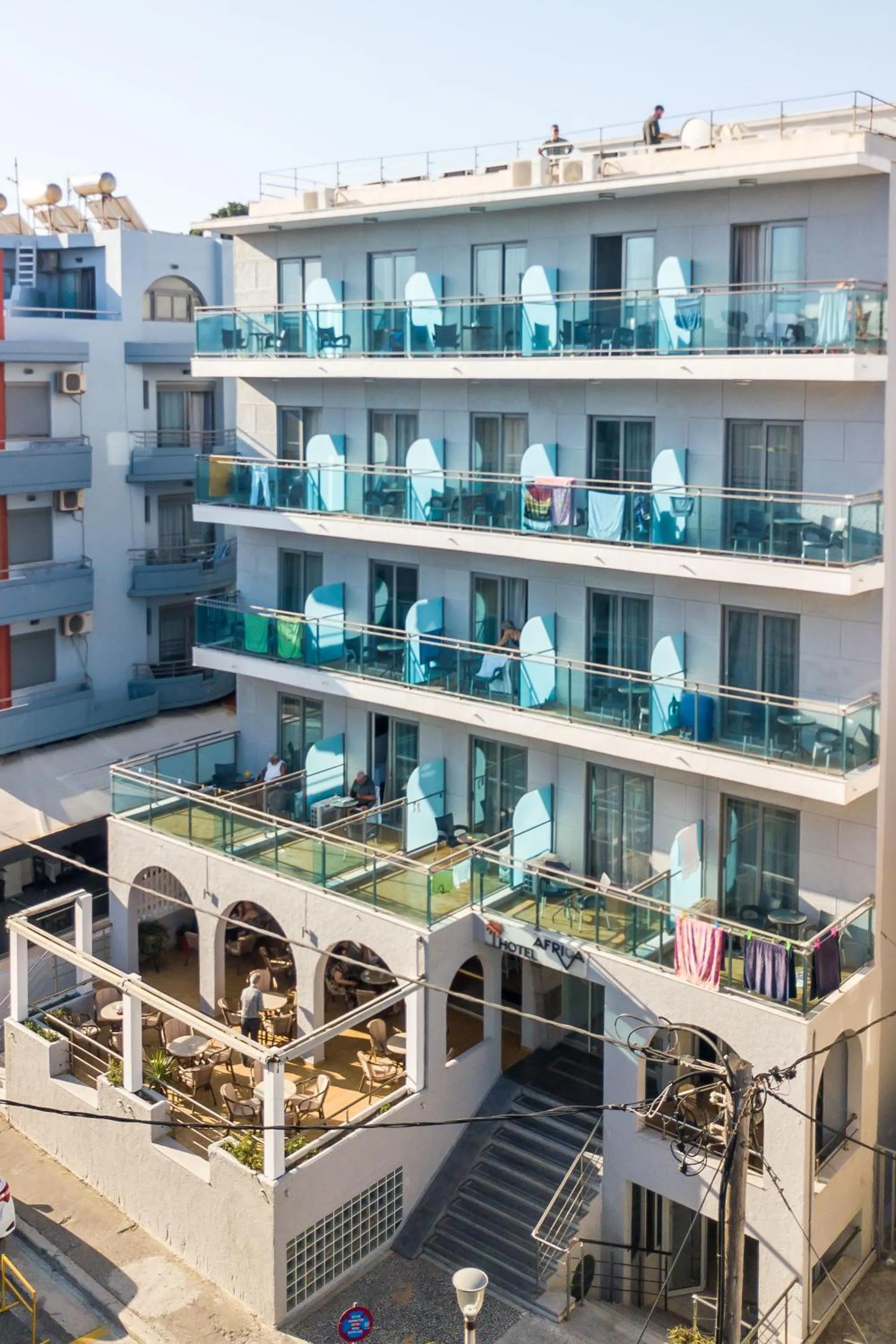 Facade/entrance in Hotel Africa