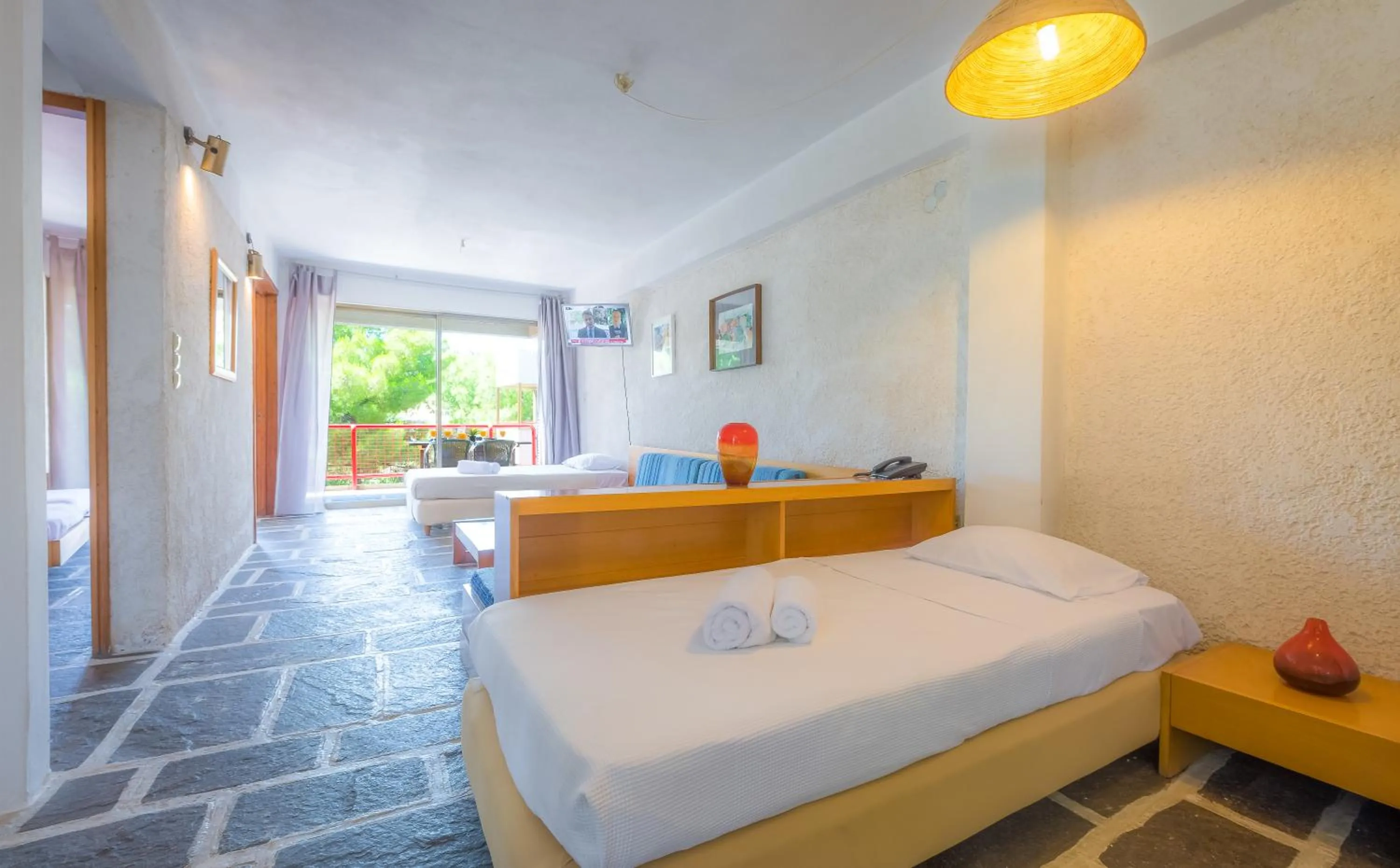 Living room in Apollonia Hotel Apartments