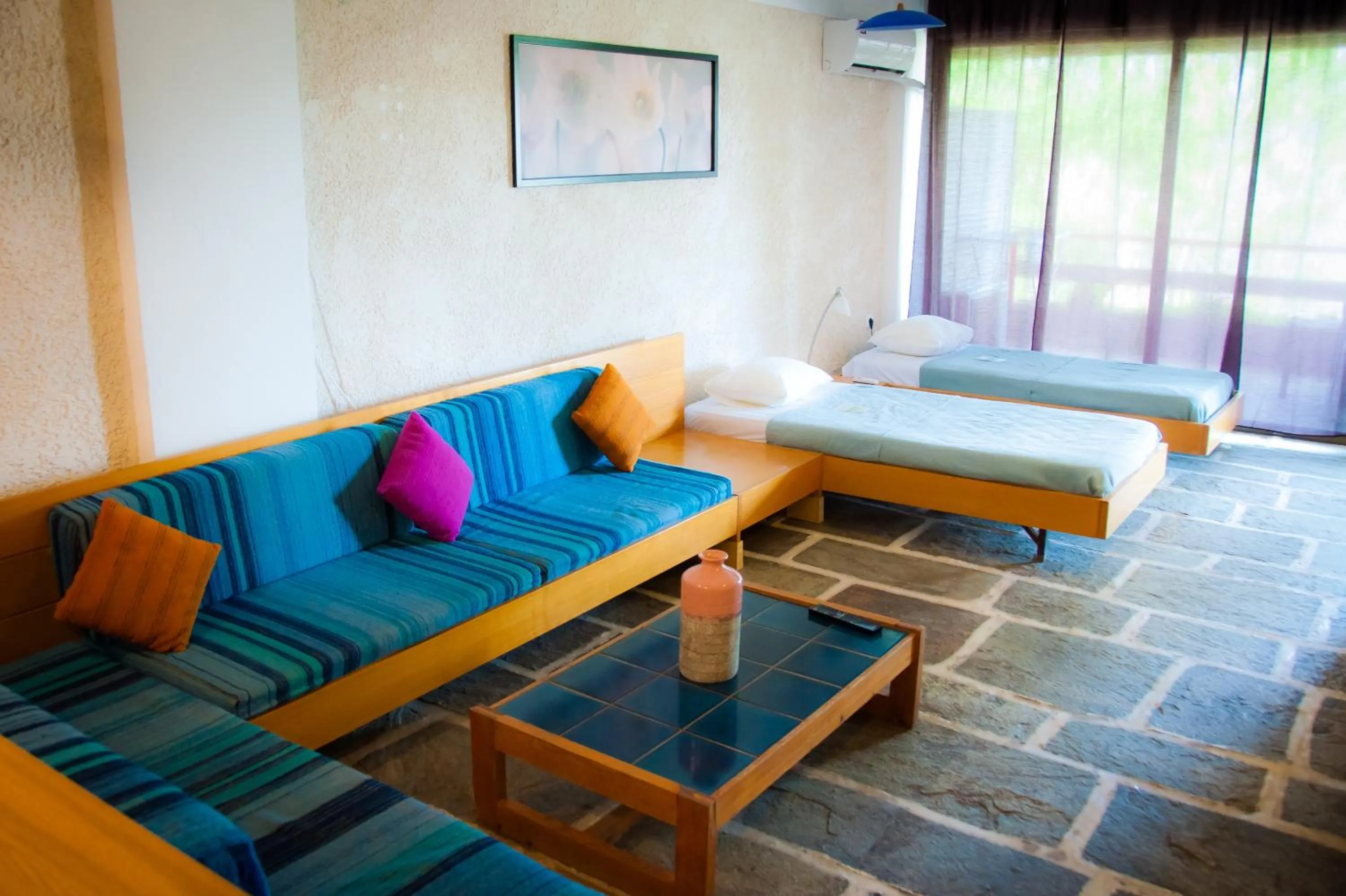 Living room in Apollonia Hotel Apartments