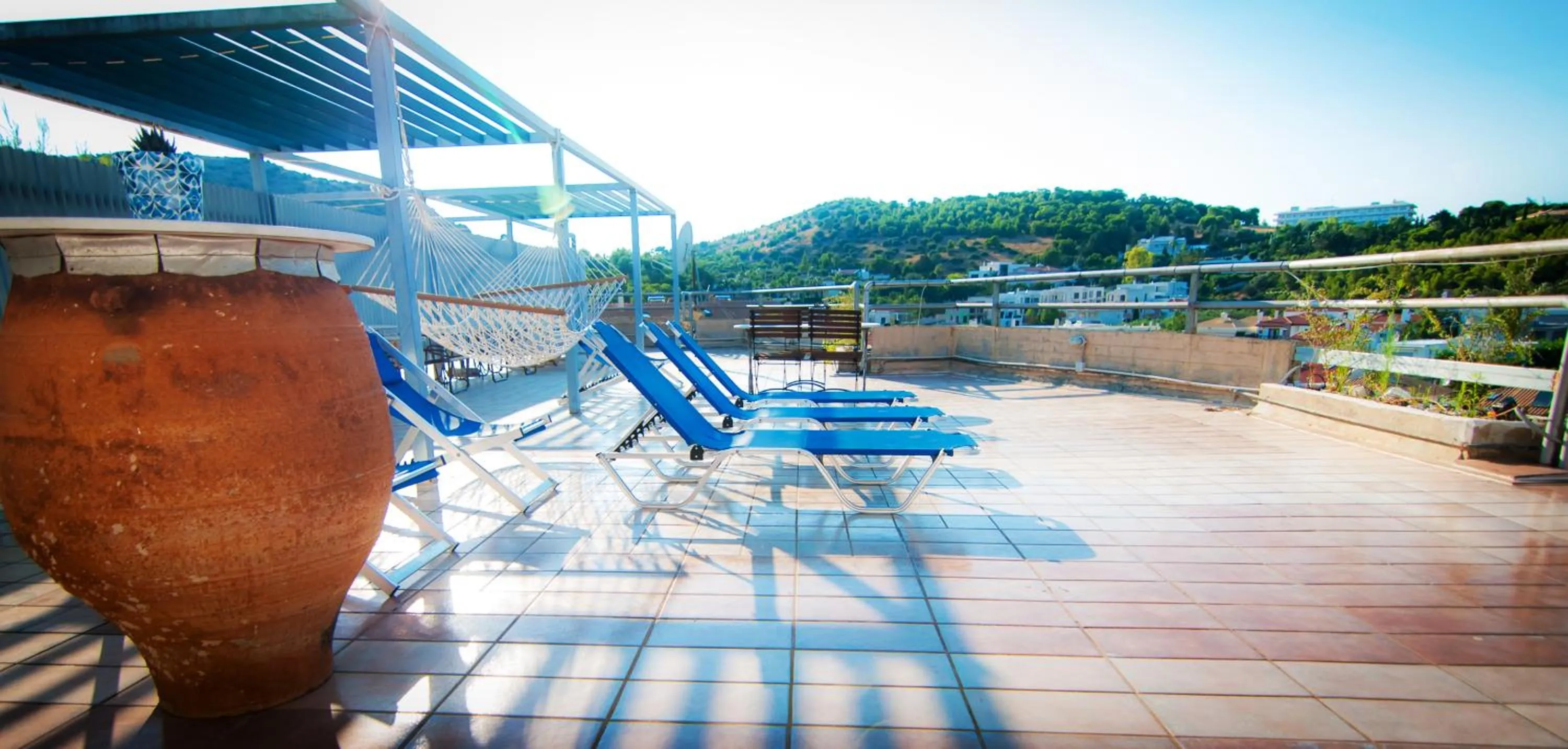 Balcony/Terrace in Apollonia Hotel Apartments