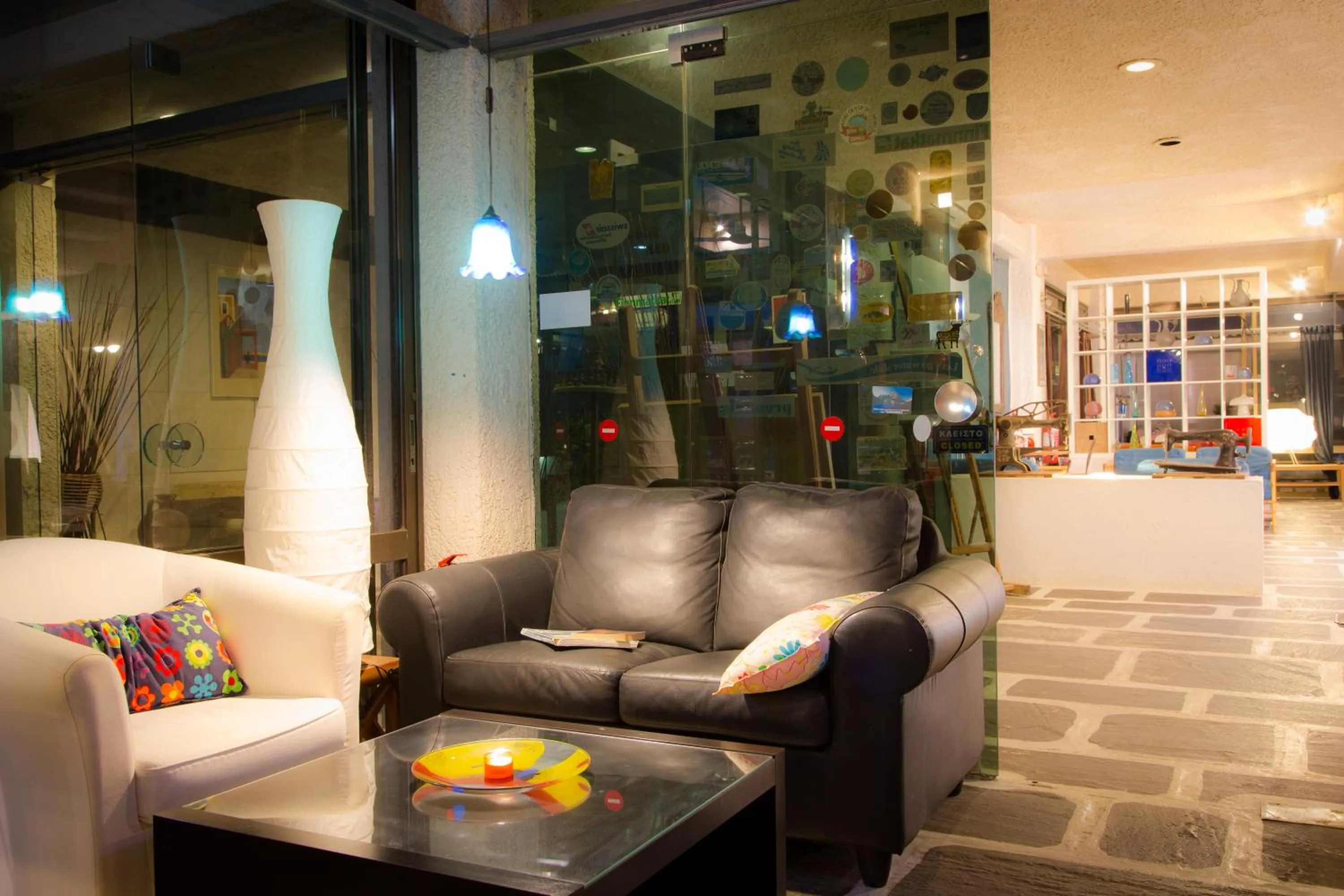 Lobby or reception in Apollonia Hotel Apartments