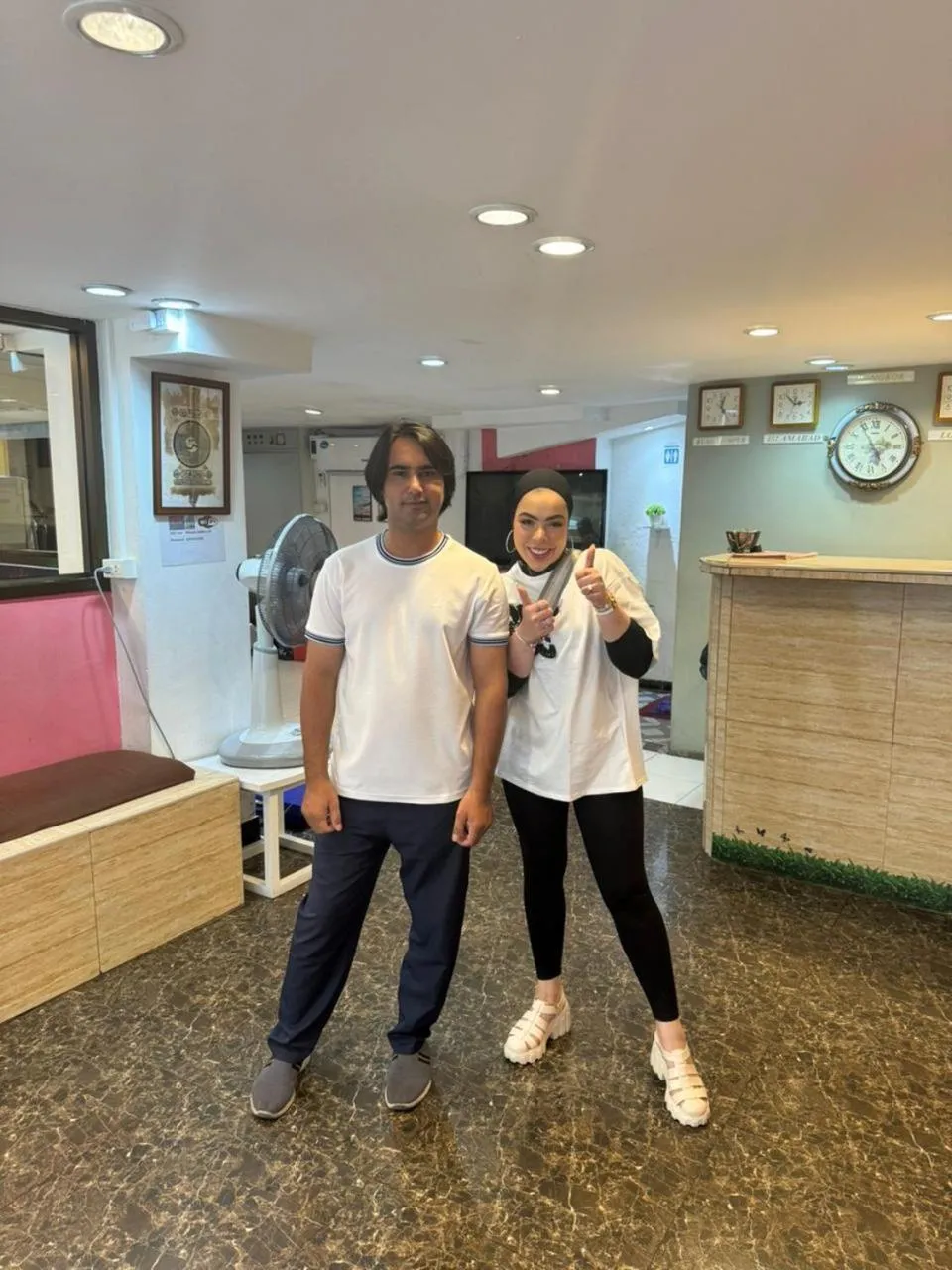 group of guests in Miracle Gallery Hotel