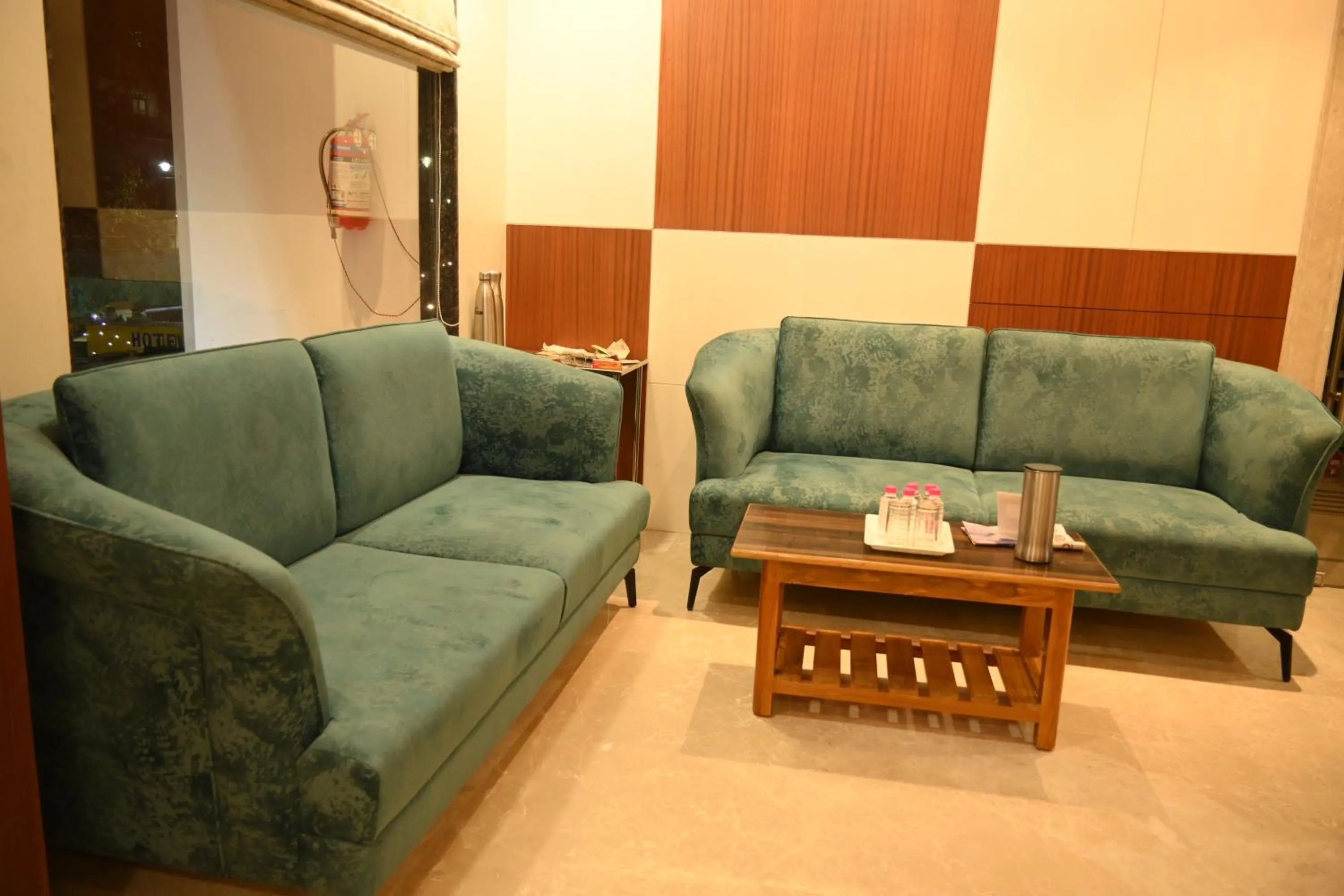 Seating area in Hotel Banaras Villa
