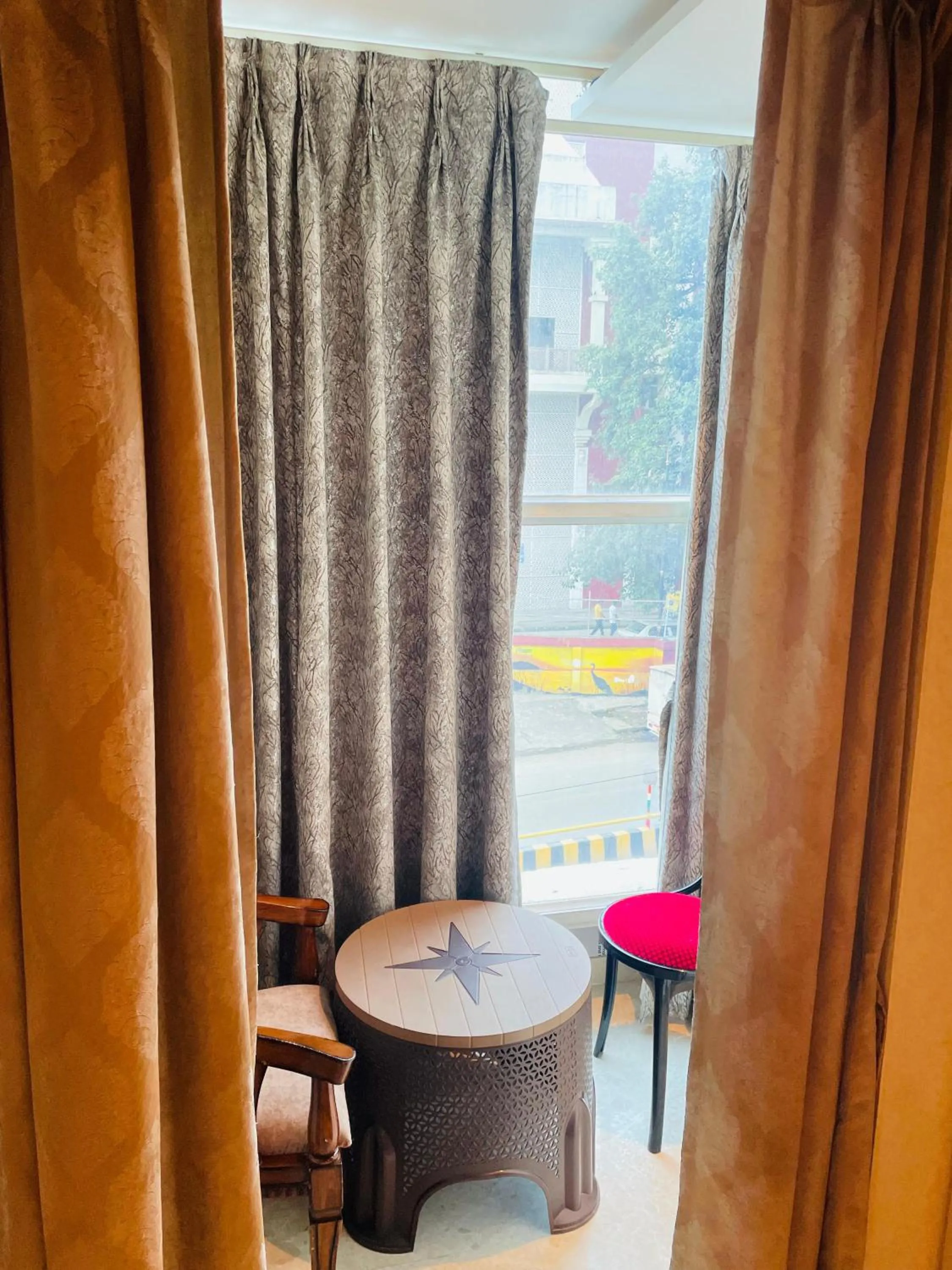 Seating area in Hotel Banaras Villa