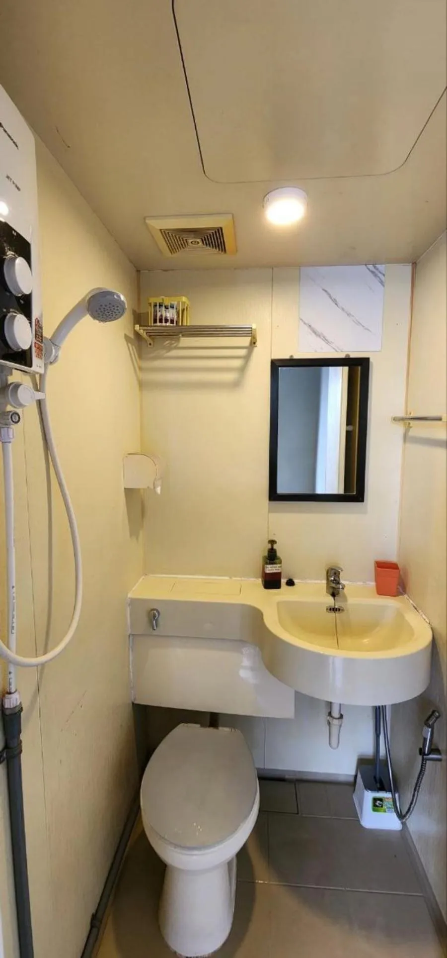 Shower in Grapevine Garden