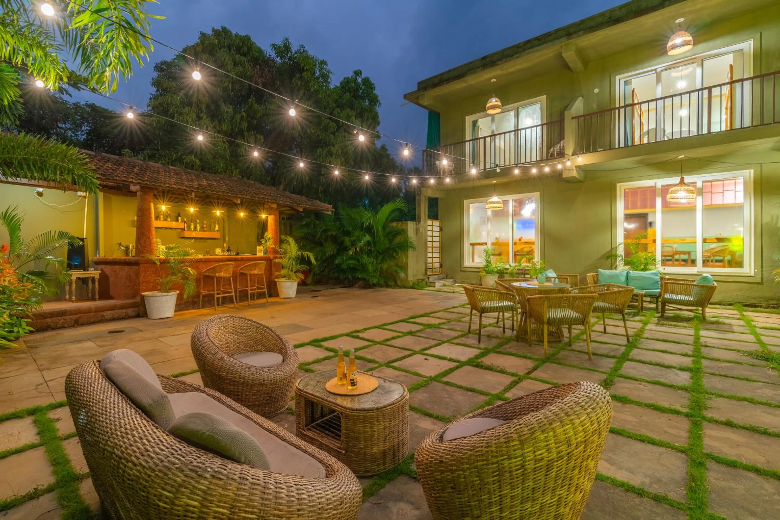 Property building in Locomo Boutique, Morjim - Cozy tropical stay, near beach