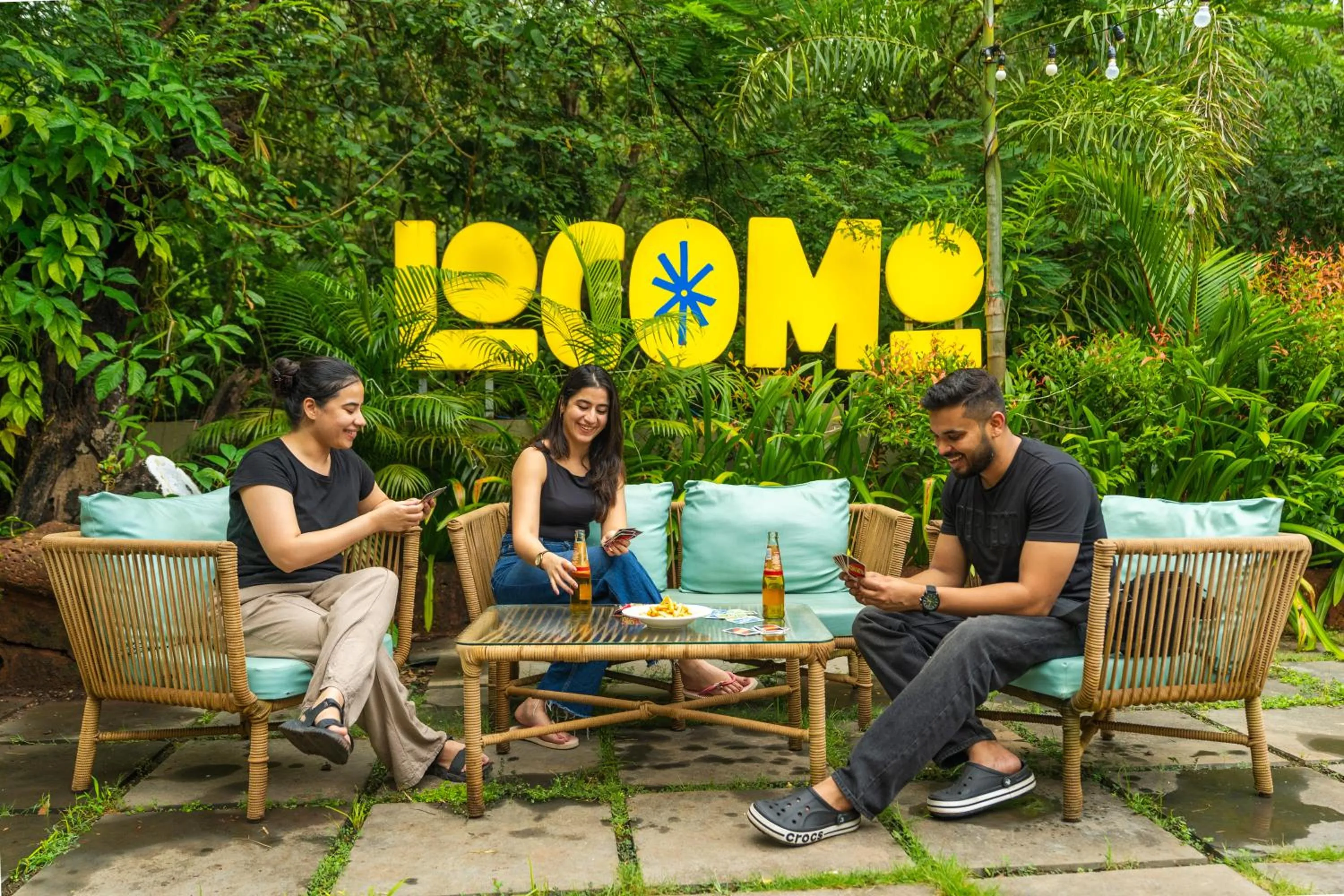 Game Room in Locomo Boutique, Morjim - Cozy tropical stay, near beach