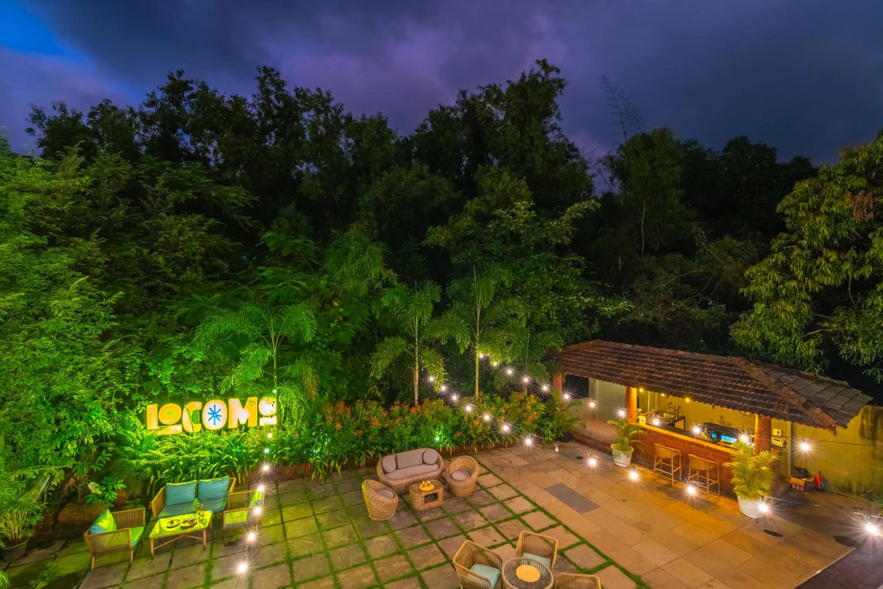 Property building in Locomo Boutique, Morjim - Cozy tropical stay, near beach