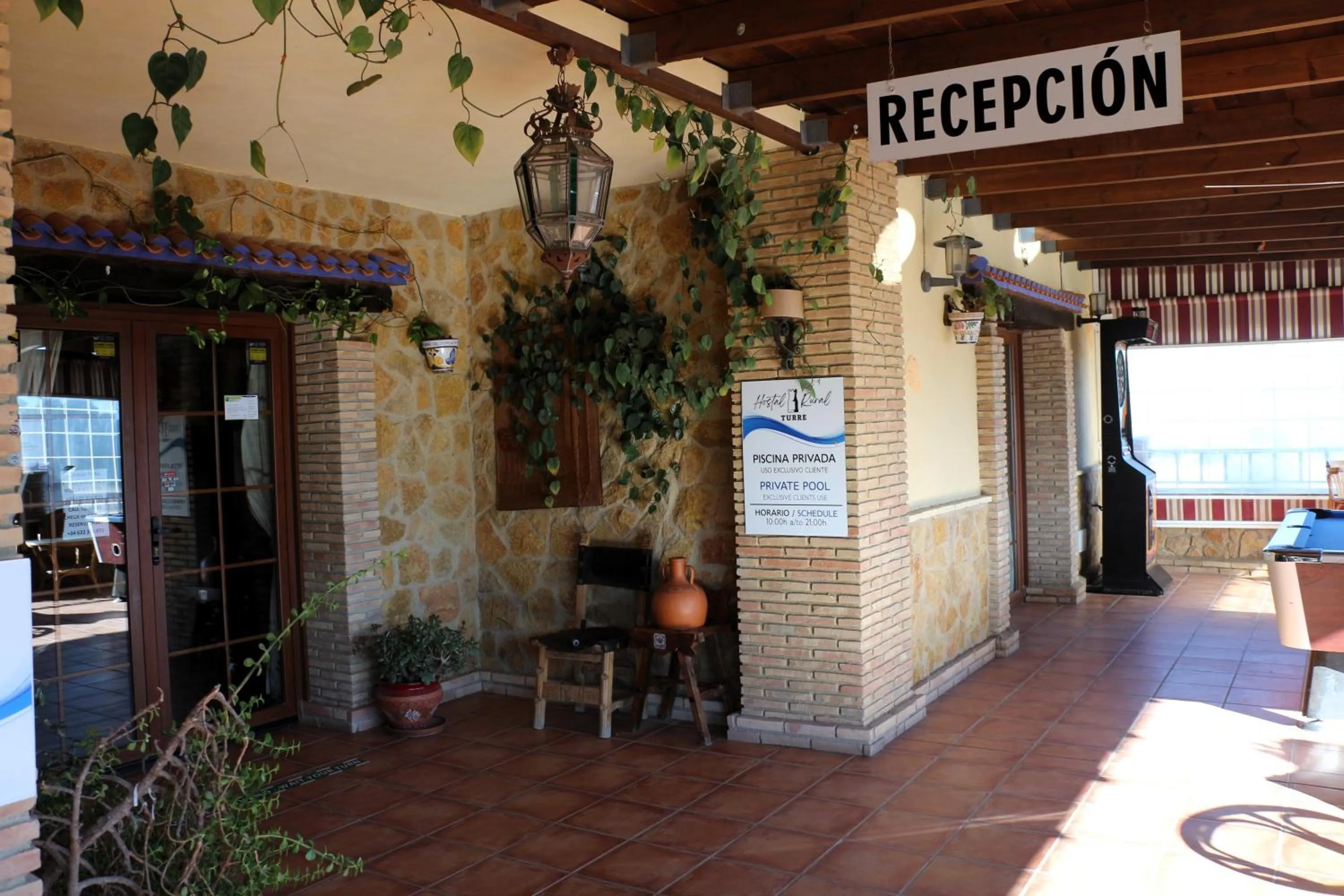 Lobby or reception in Hostal Rural Turre