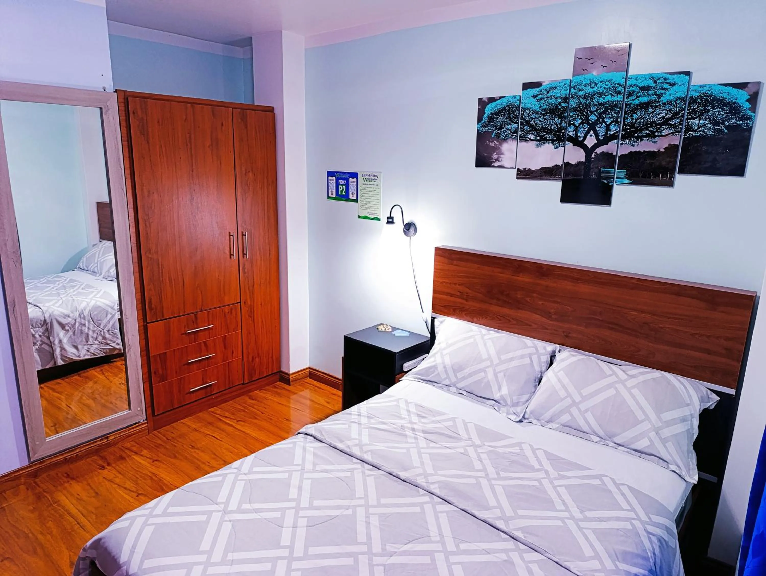 Bed in Hostal Valle Andino