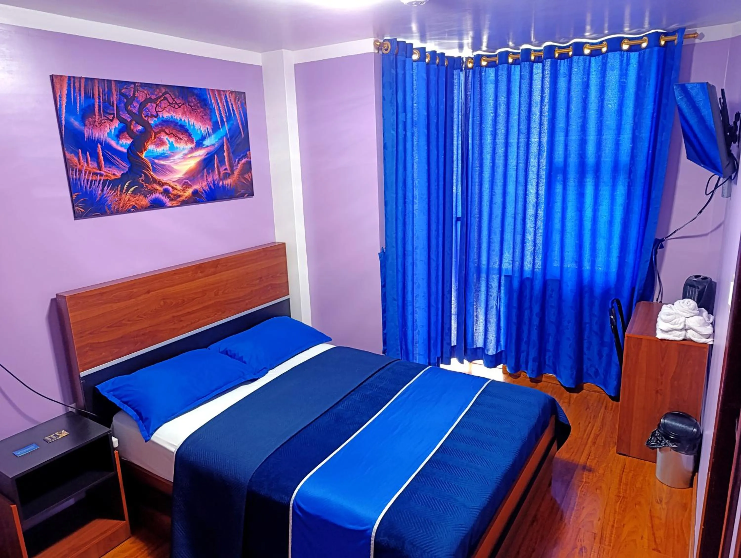 Bed in Hostal Valle Andino