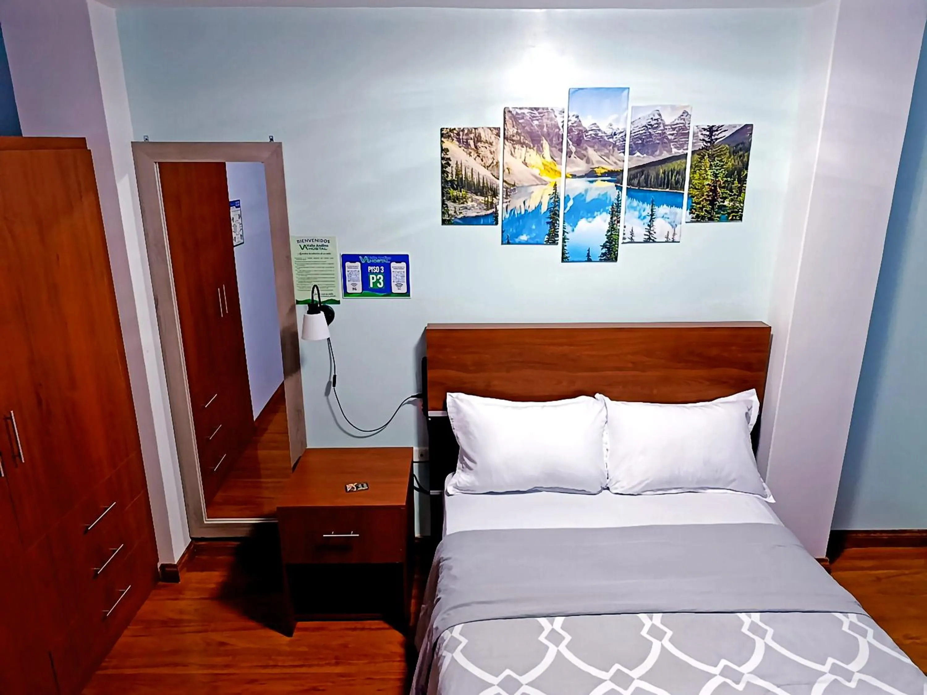 TV and multimedia, Bed in Hostal Valle Andino