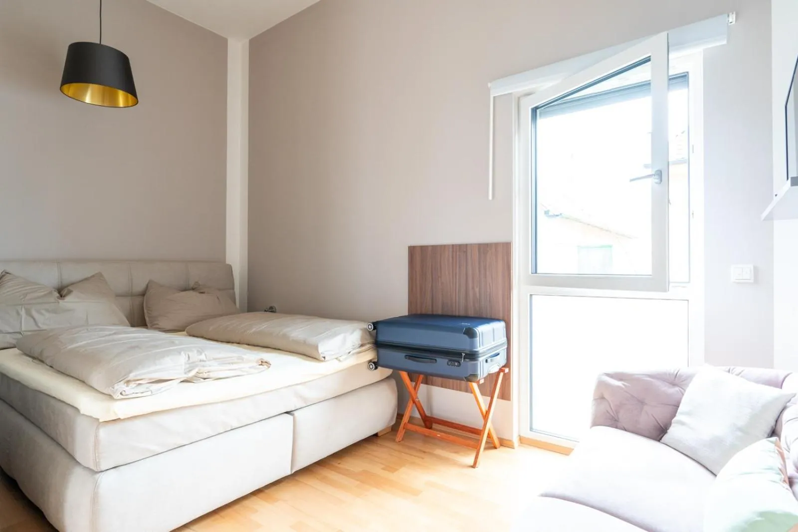 Bed in Pension Pannonia