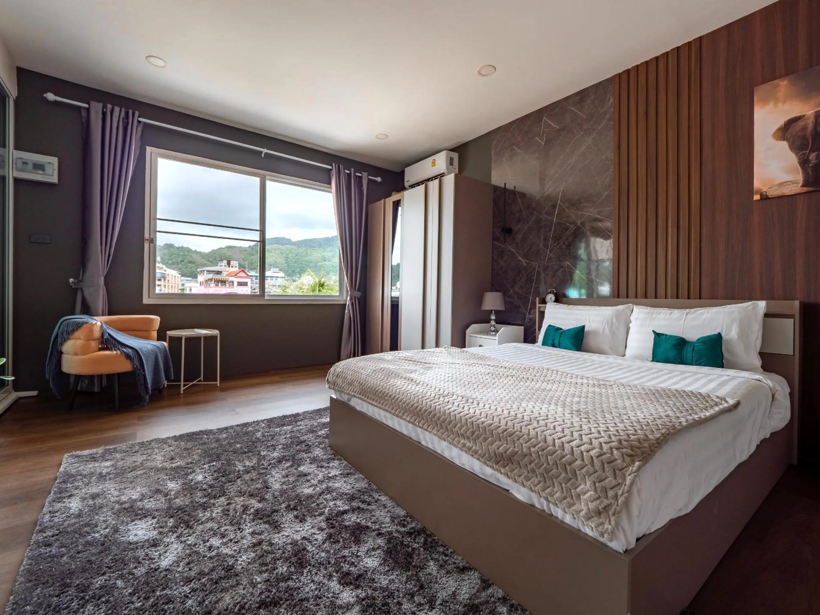 Bed in Grand Orlov Apart Hotel