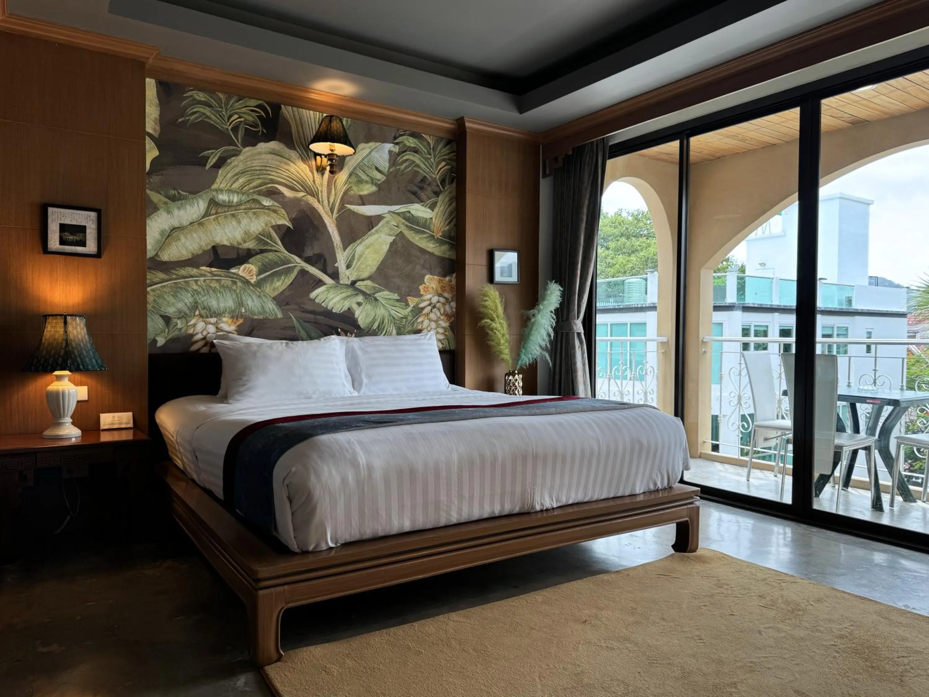 Bed in Grand Orlov Apart Hotel