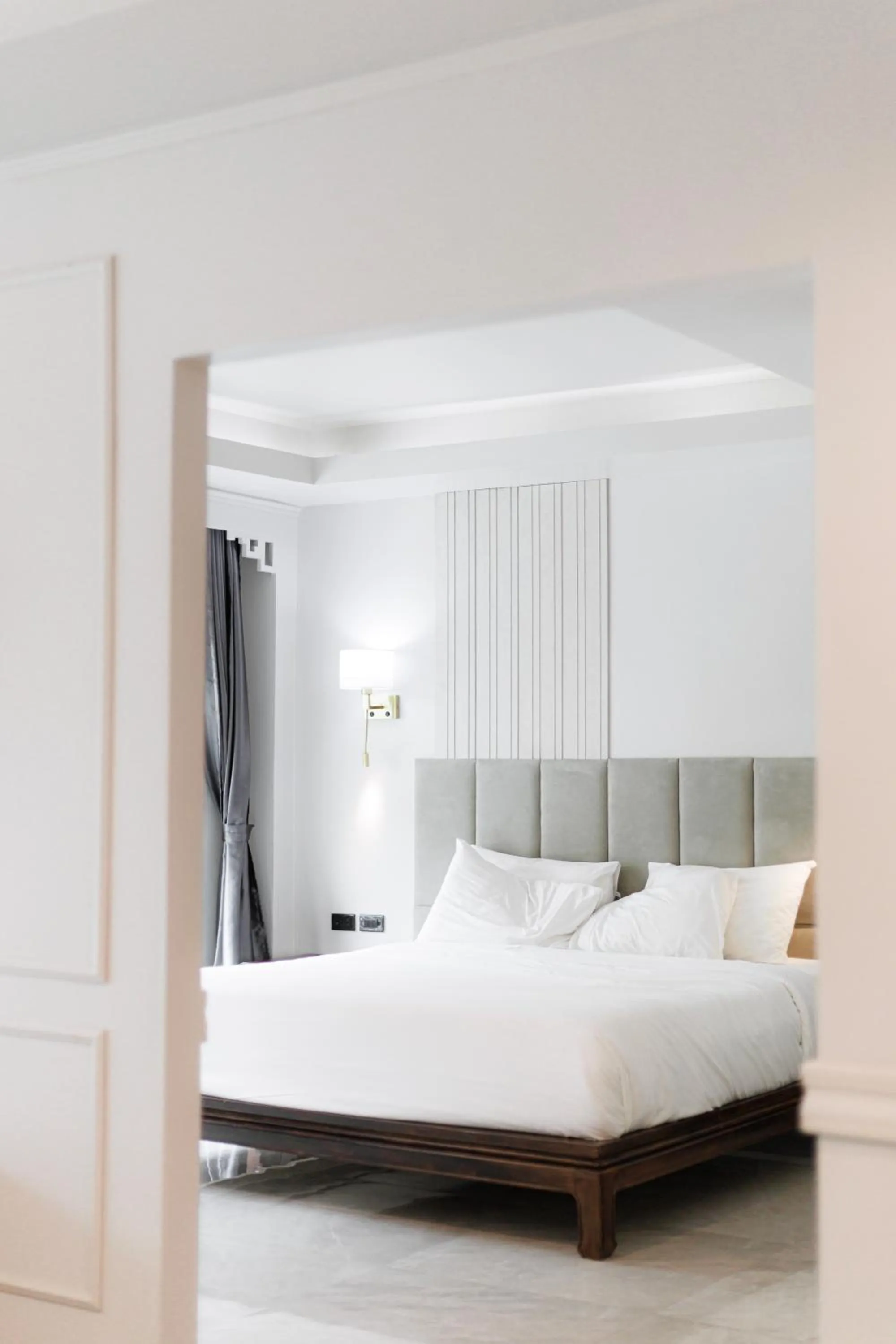 Bed in Grand Orlov Apart Hotel