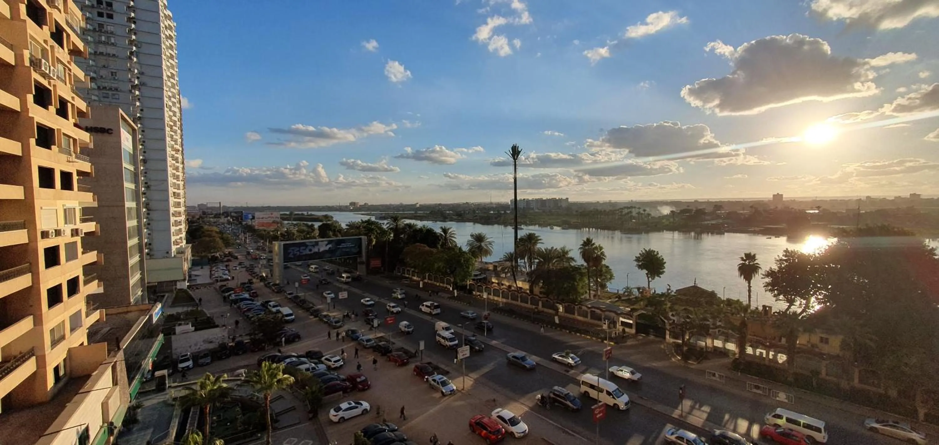 River view in Grand Bayan Hotel & Apt at Nile Plaza