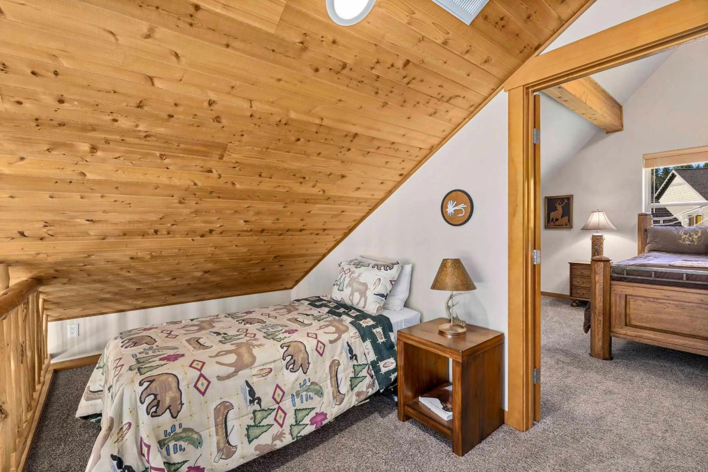 Bed in Dog-Friendly Ronald Vacation Rental Cabin!