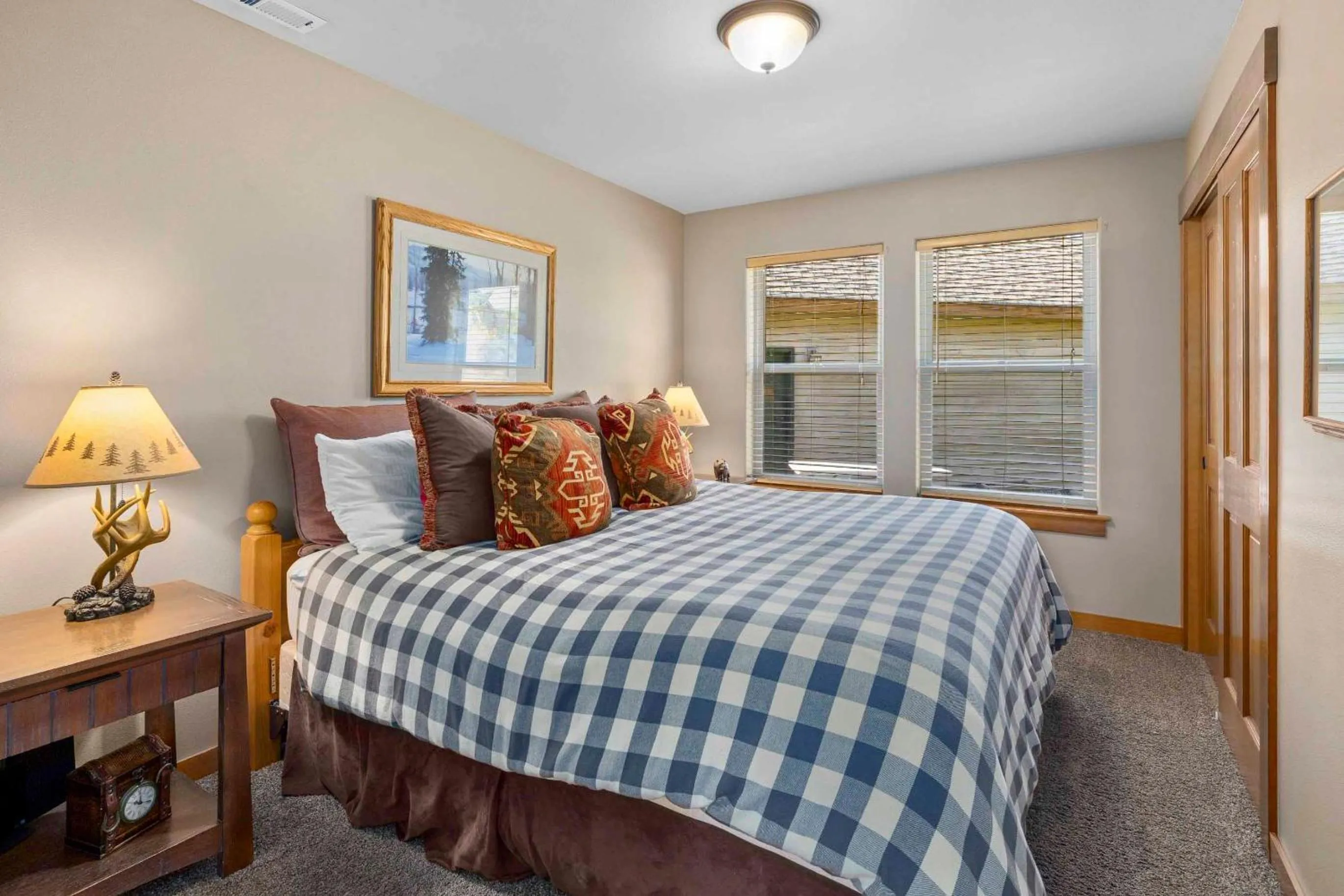Bed in Dog-Friendly Ronald Vacation Rental Cabin!