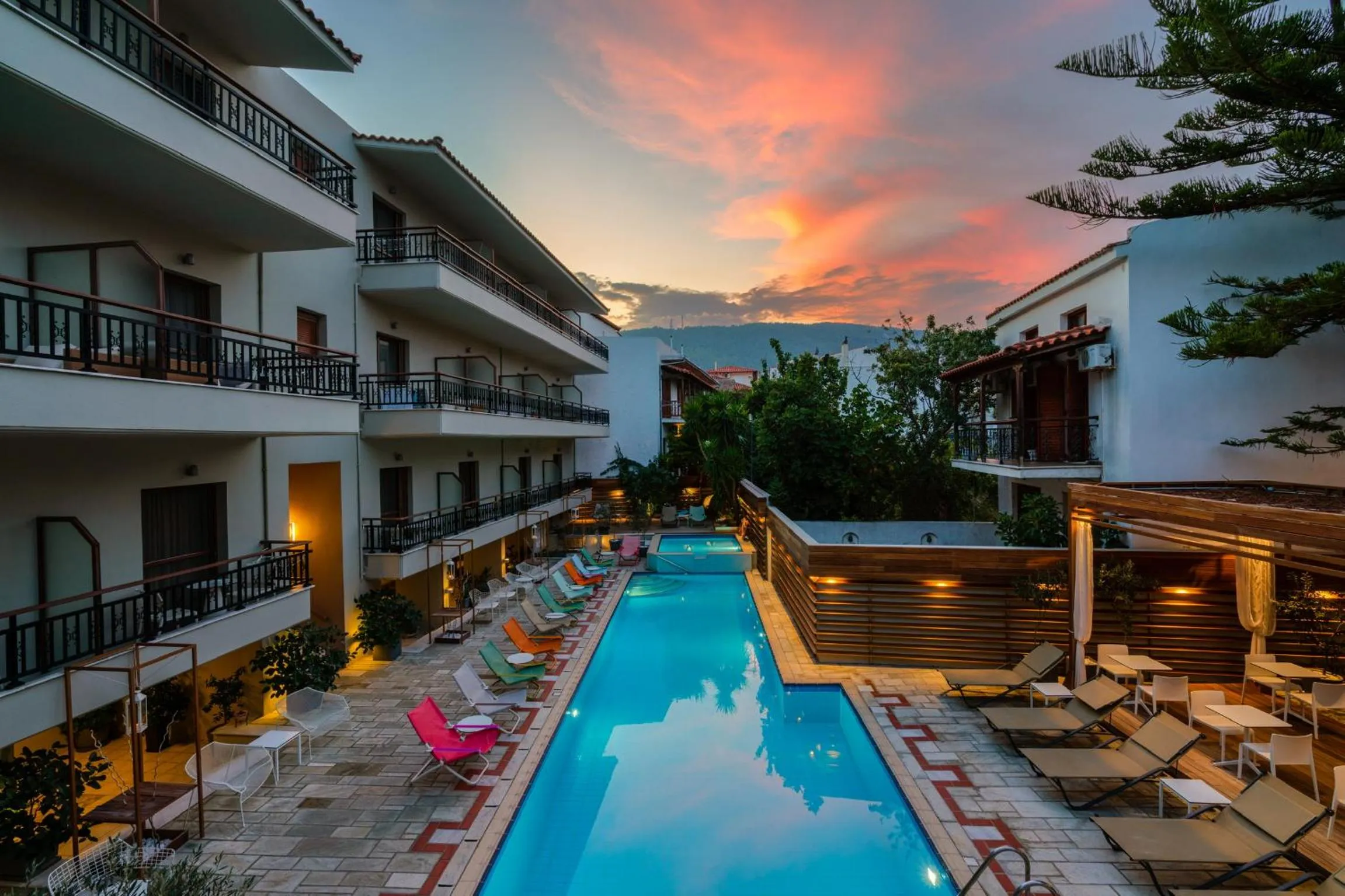 Swimming pool in Bourtzi Hotel
