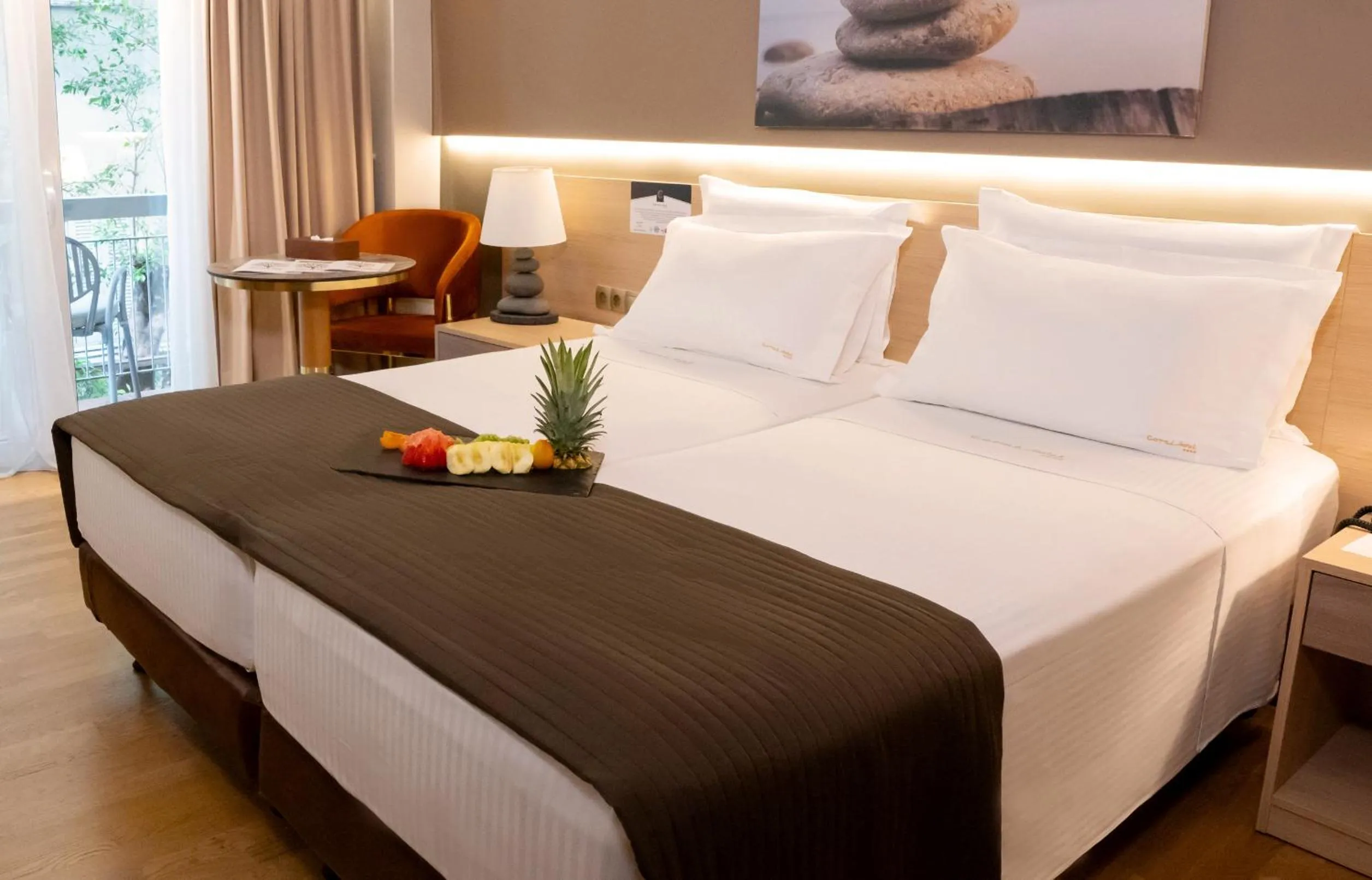 Bed in Coral Hotel Athens