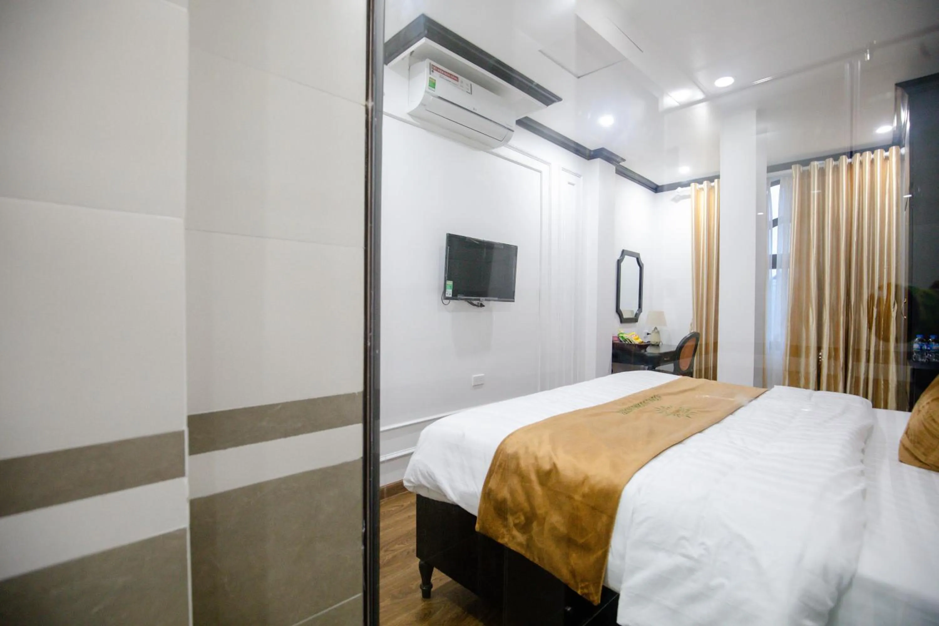 Bed in HƯỚNG DƯƠNG HOTEL THANH HOÁ