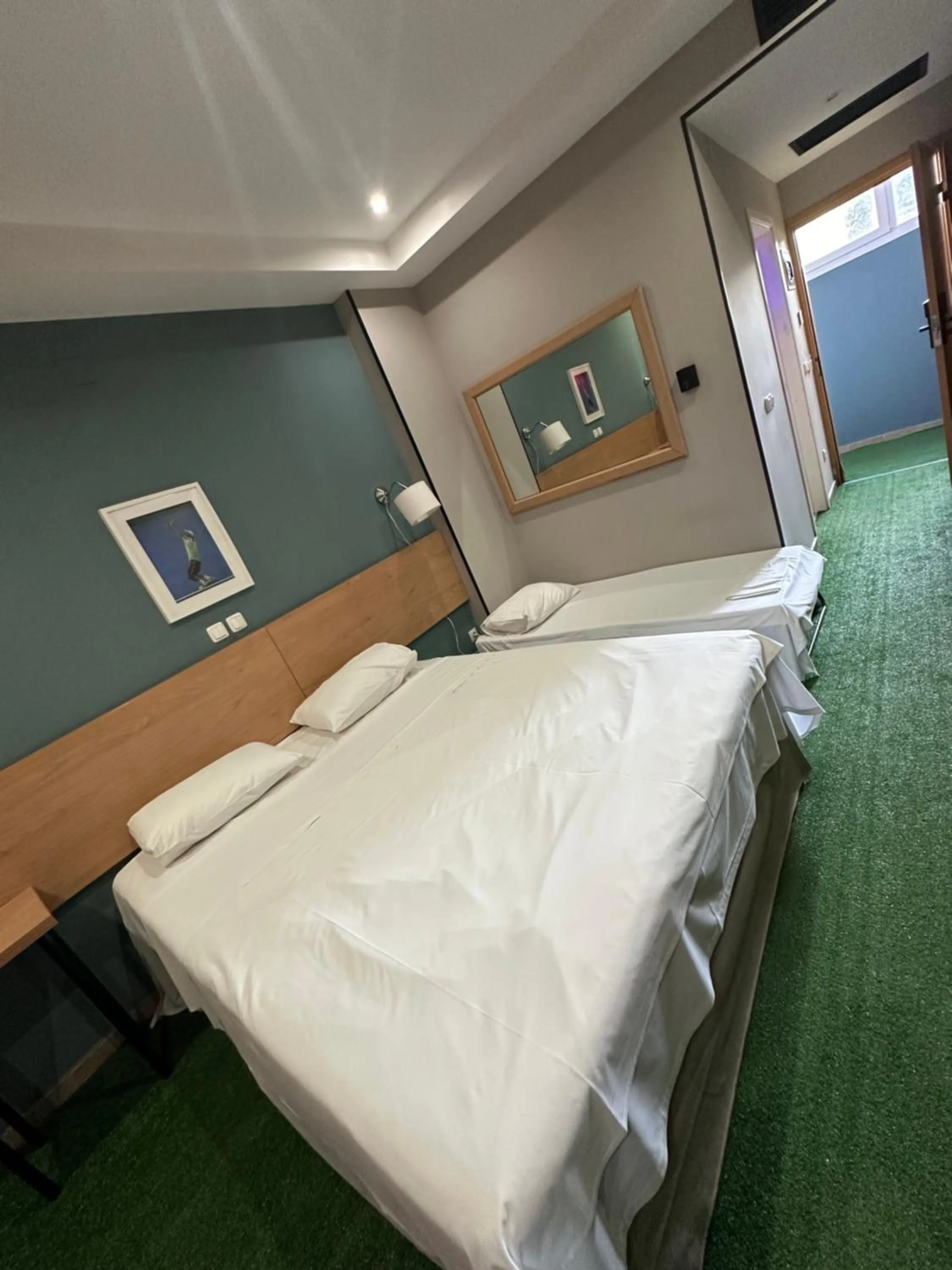 Bed in Athina Airport Hotel