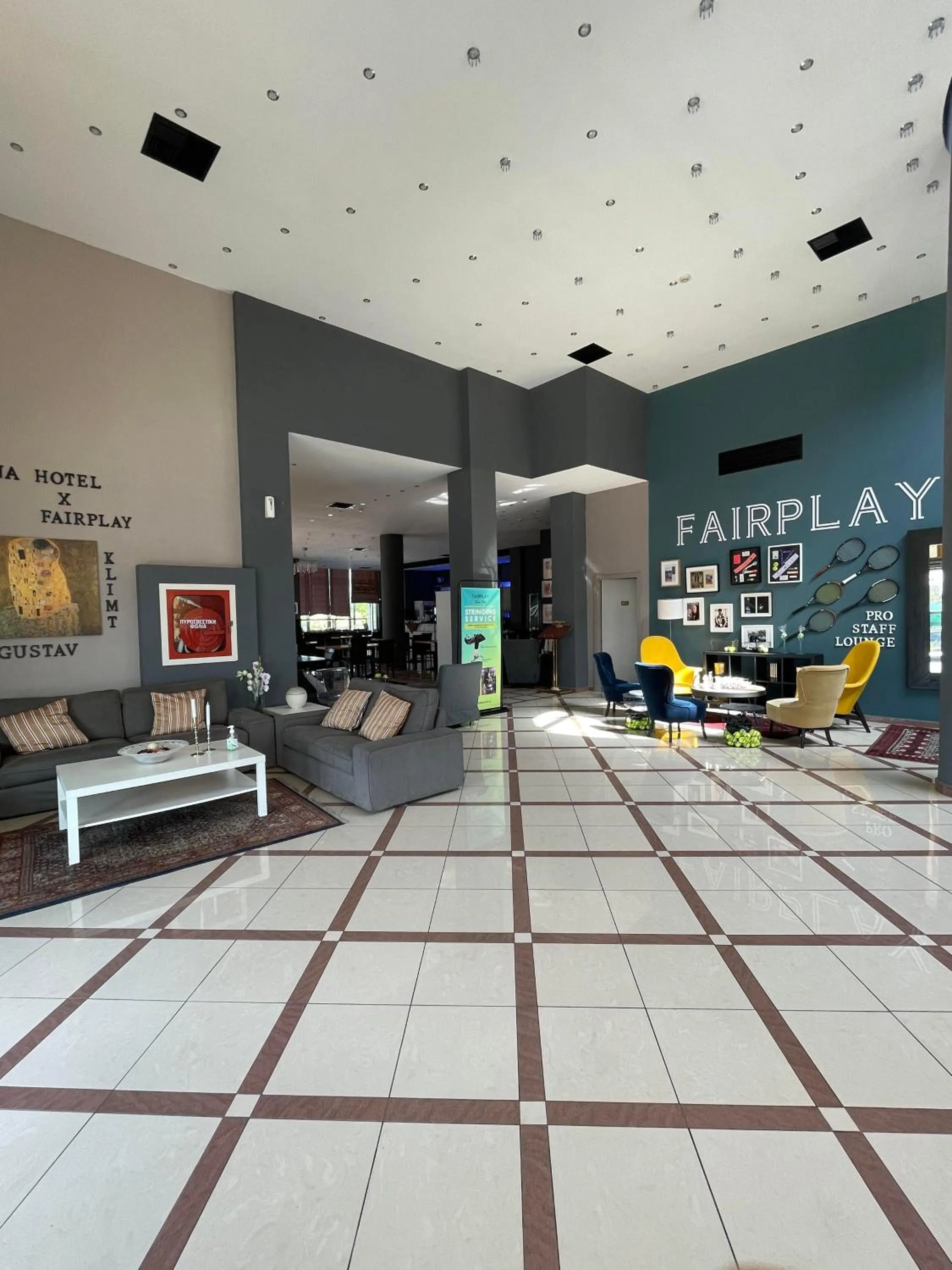 Lobby or reception in Athina Airport Hotel