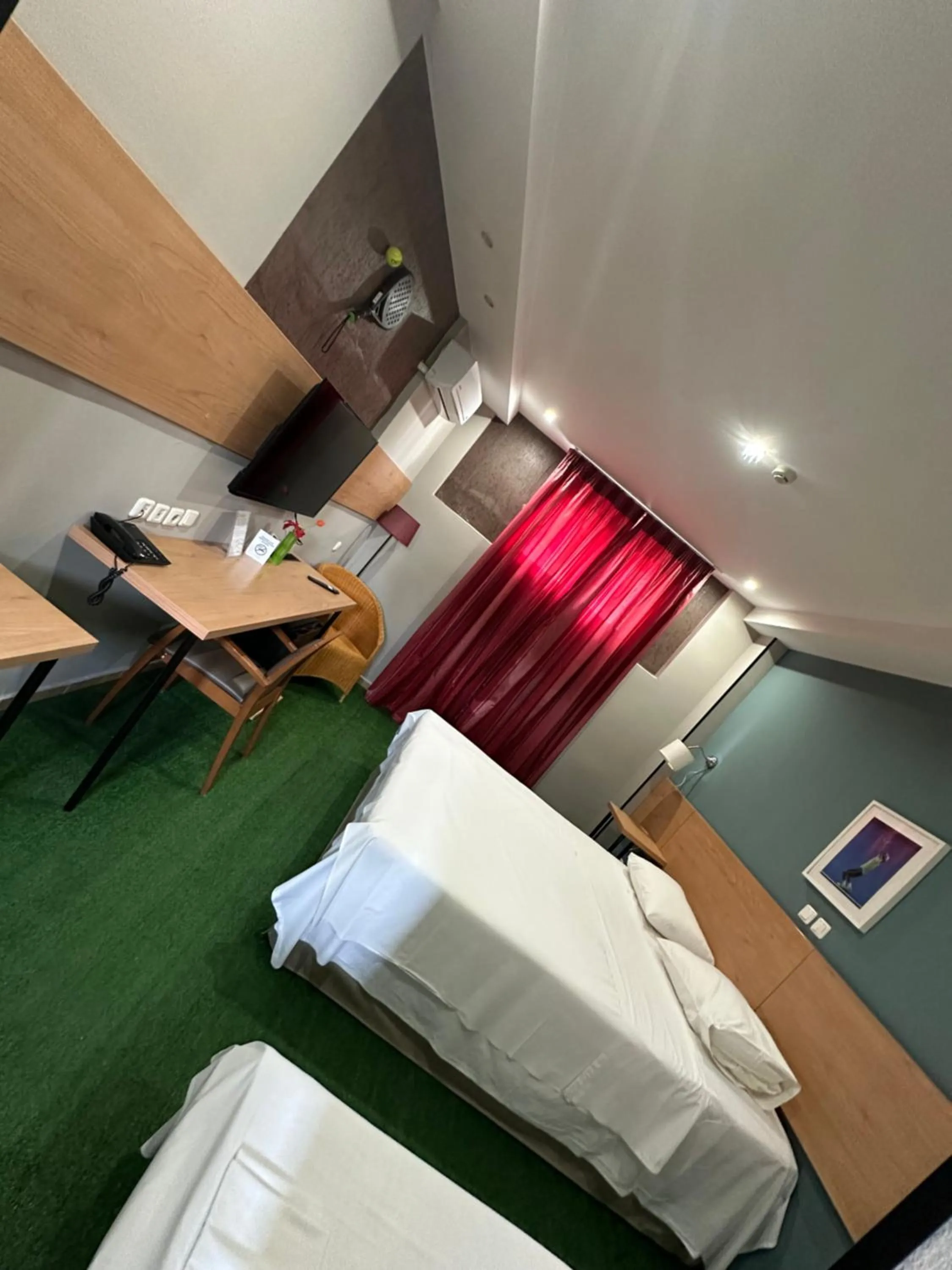 Bed in Athina Airport Hotel