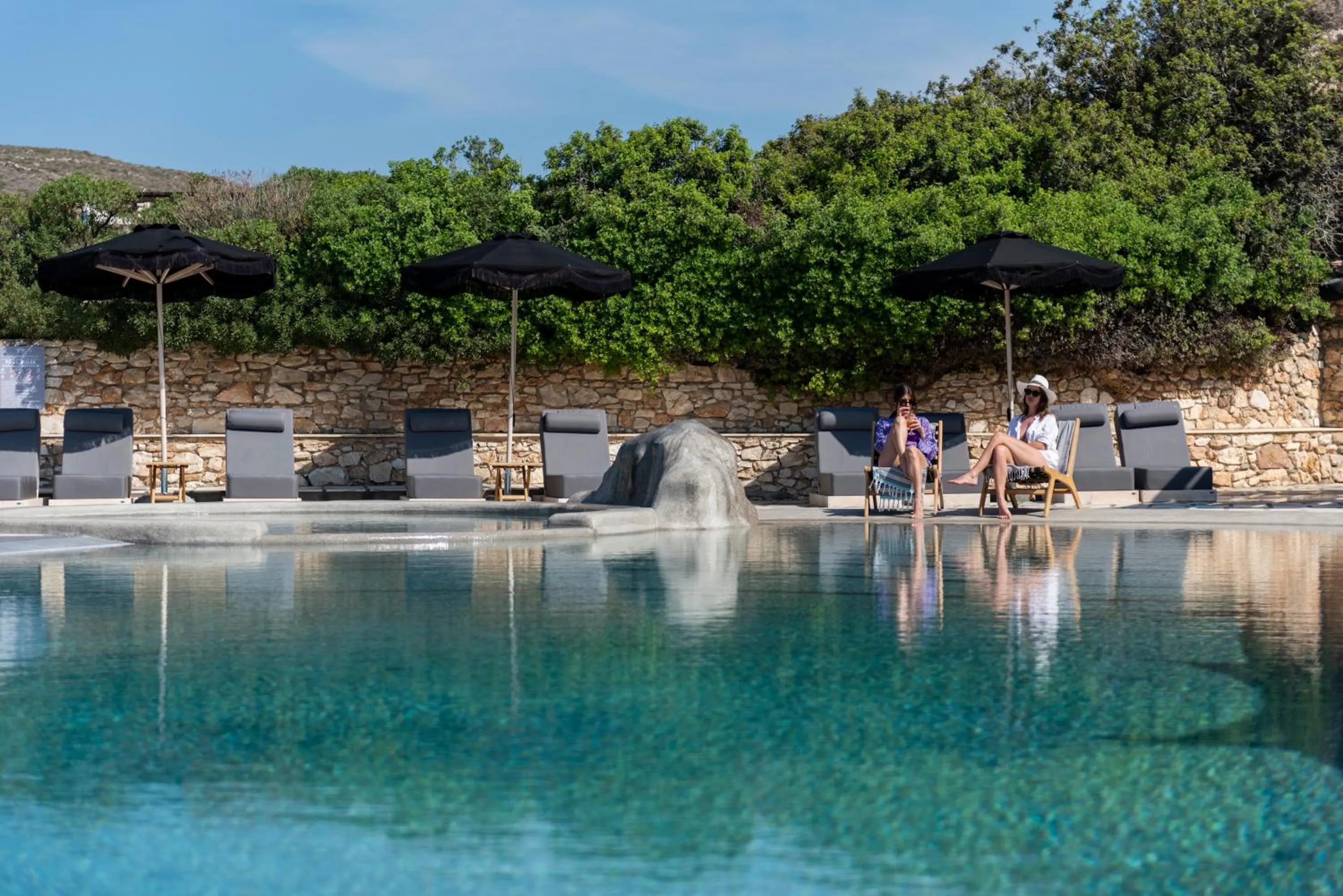 Pool view in Paros Agnanti Resort & Spa