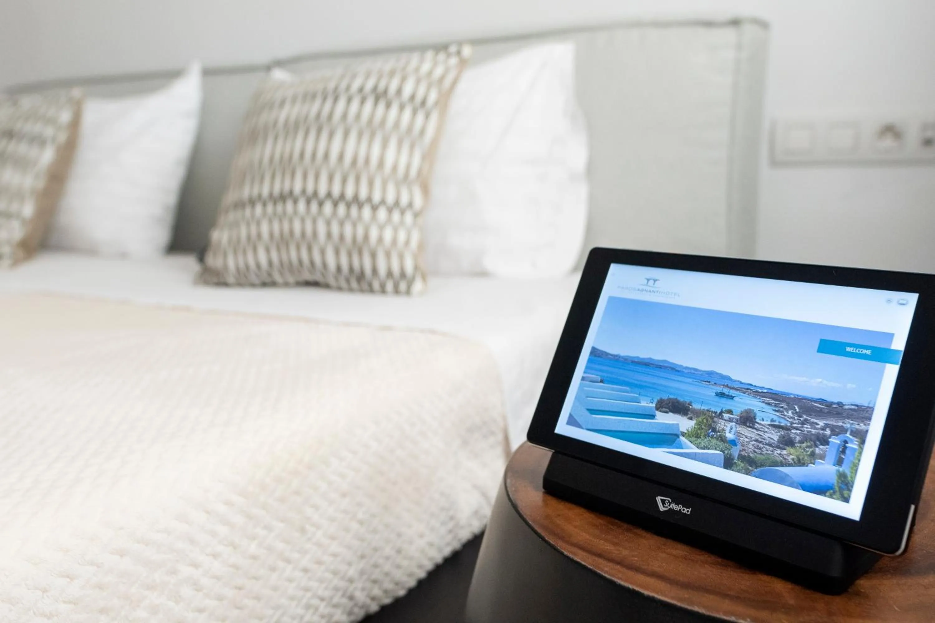 Bedroom, Bed in Paros Agnanti Resort & Spa