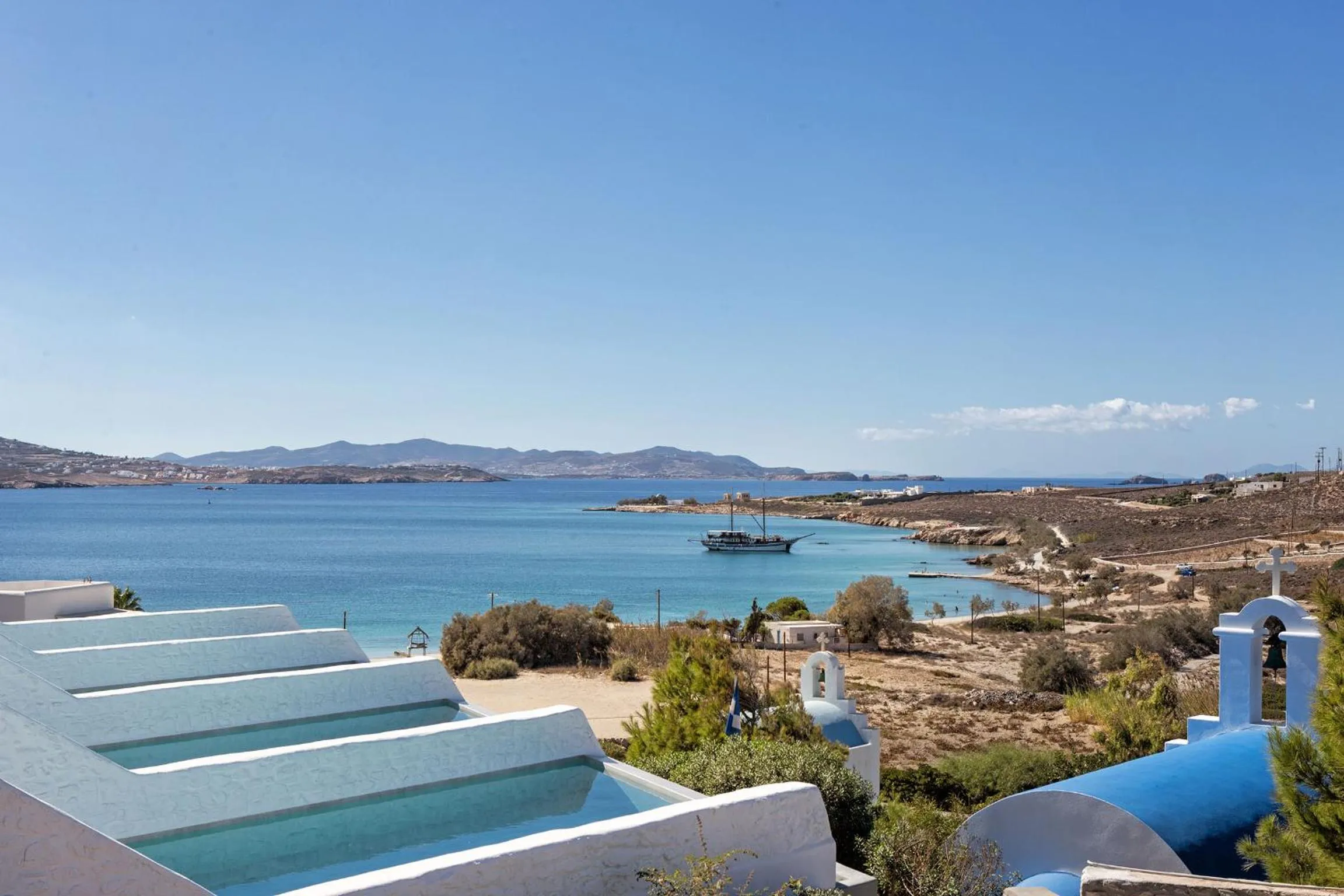 Bird's eye view in Paros Agnanti Resort & Spa