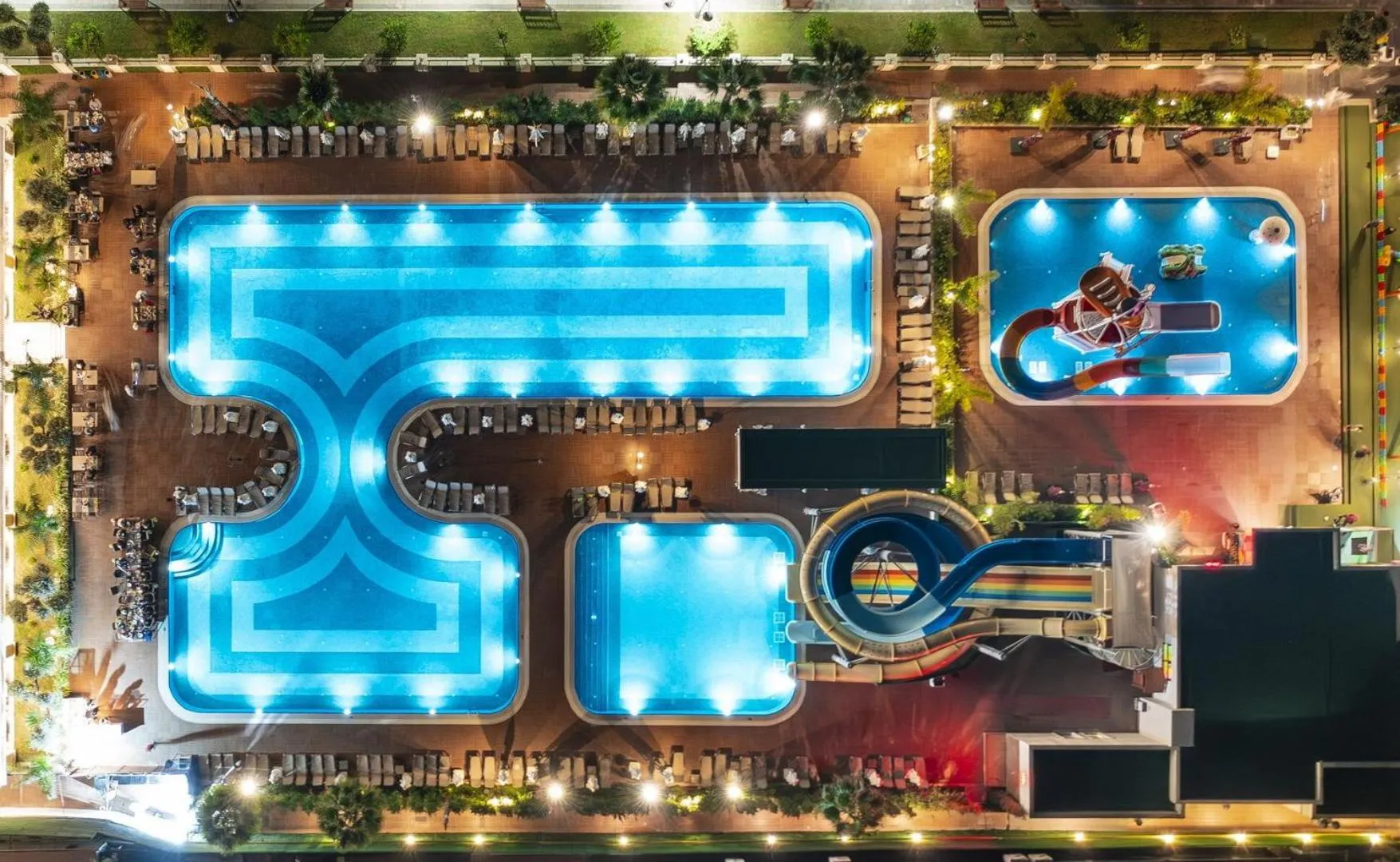 Bird's eye view in Serenity Queen Hotel