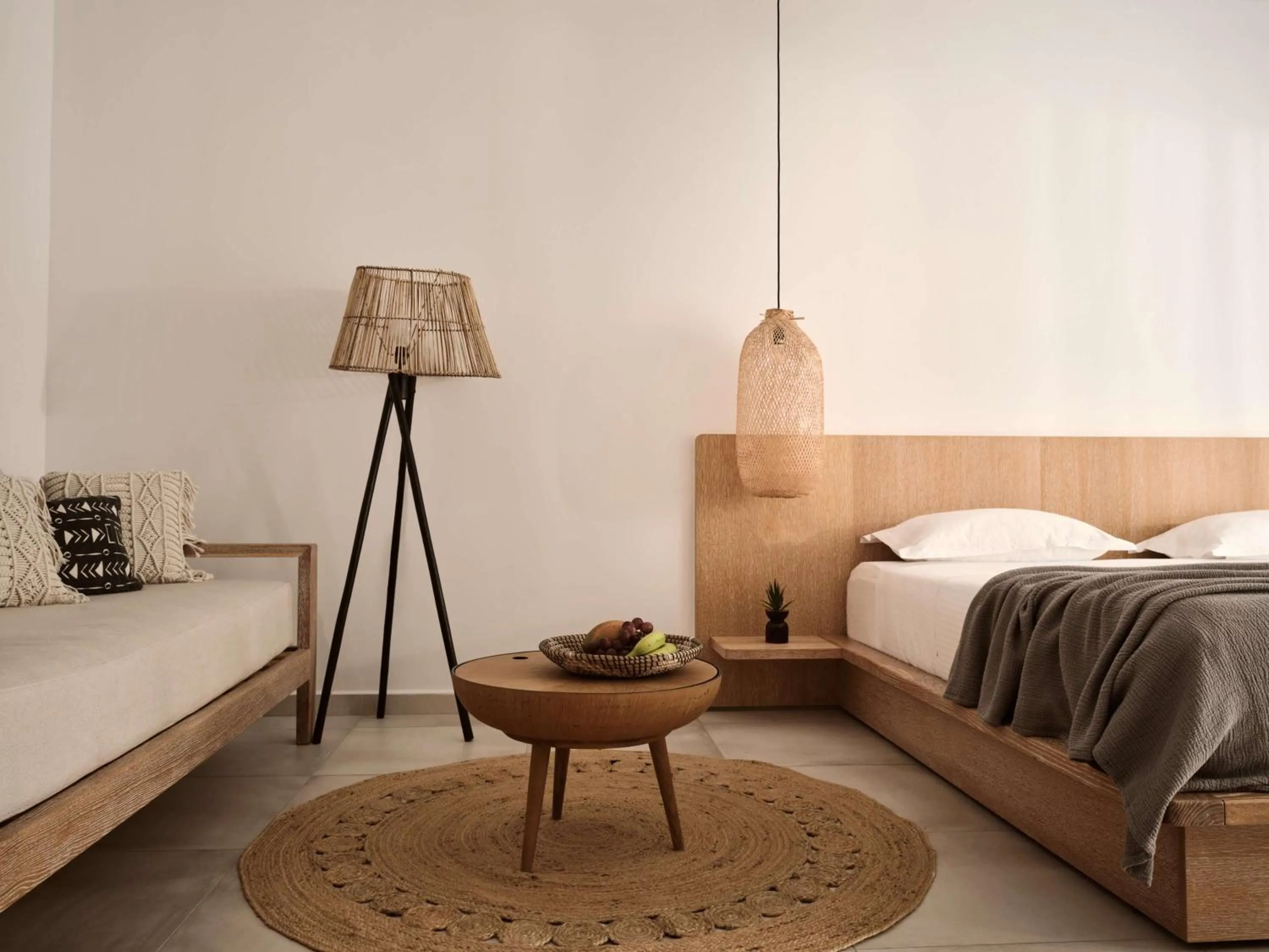 Bed in Elounda Palm Hotel & Suites