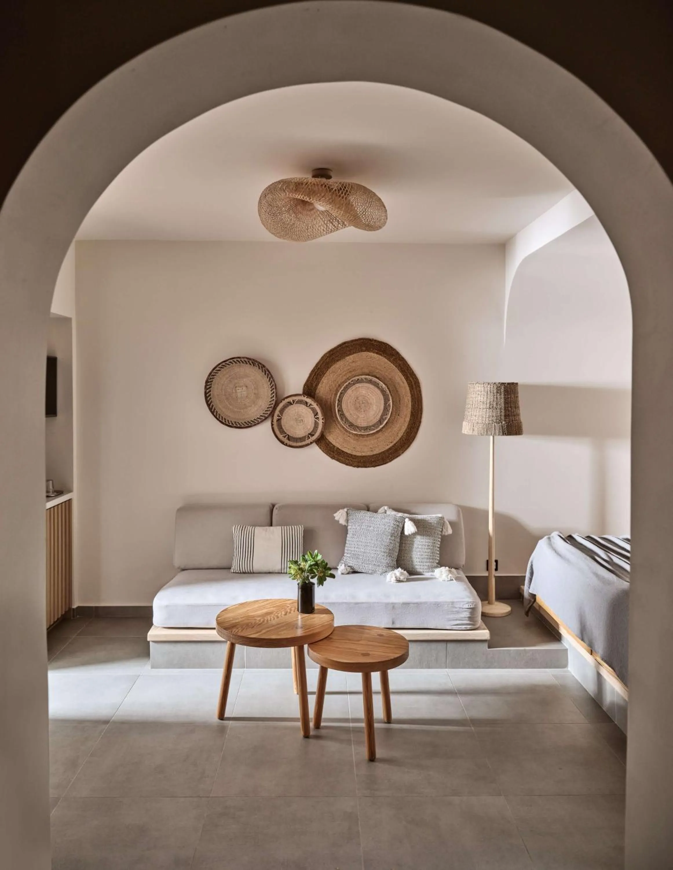 Bed in Elounda Palm Hotel & Suites