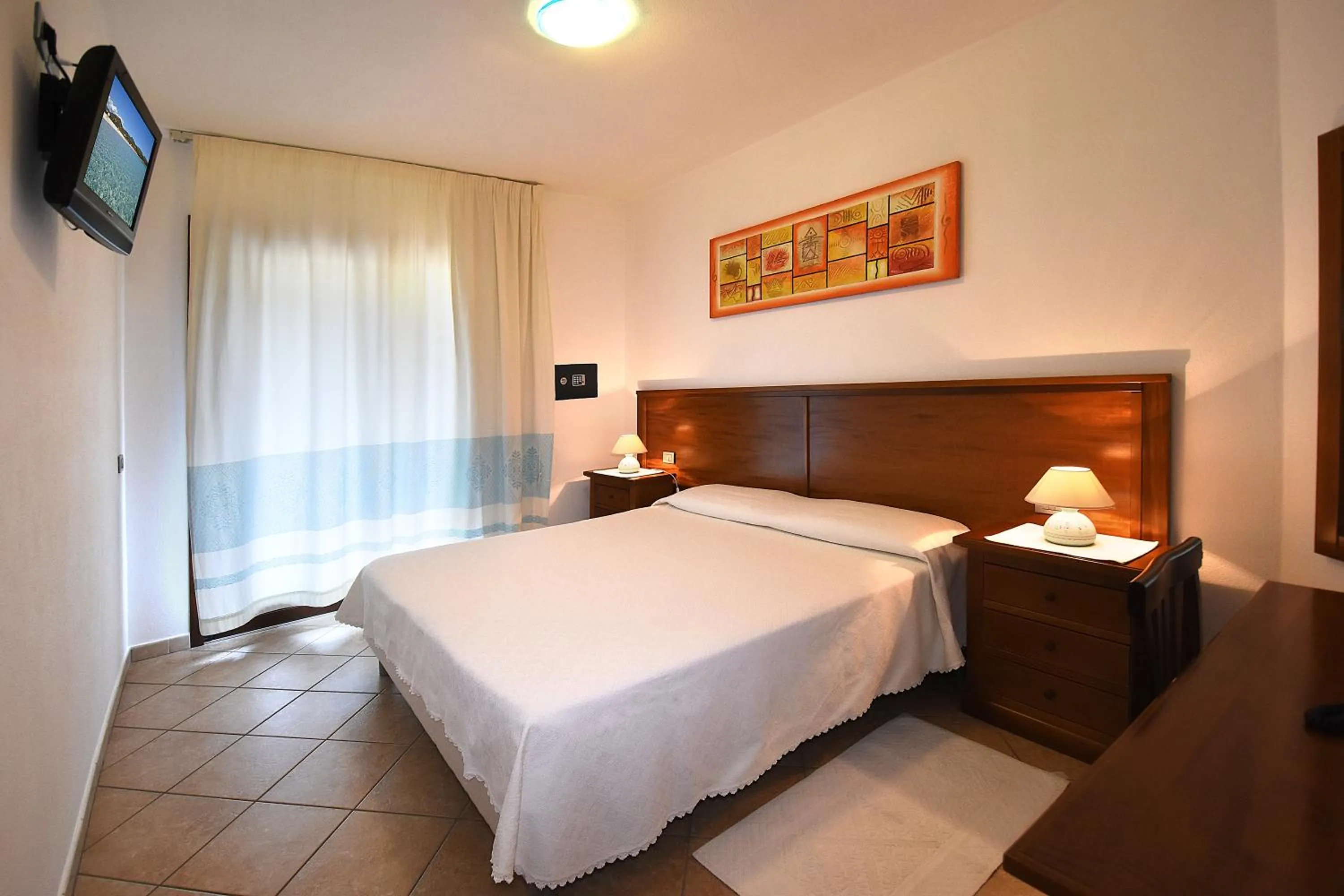 Bed in Hotel Il Girasole