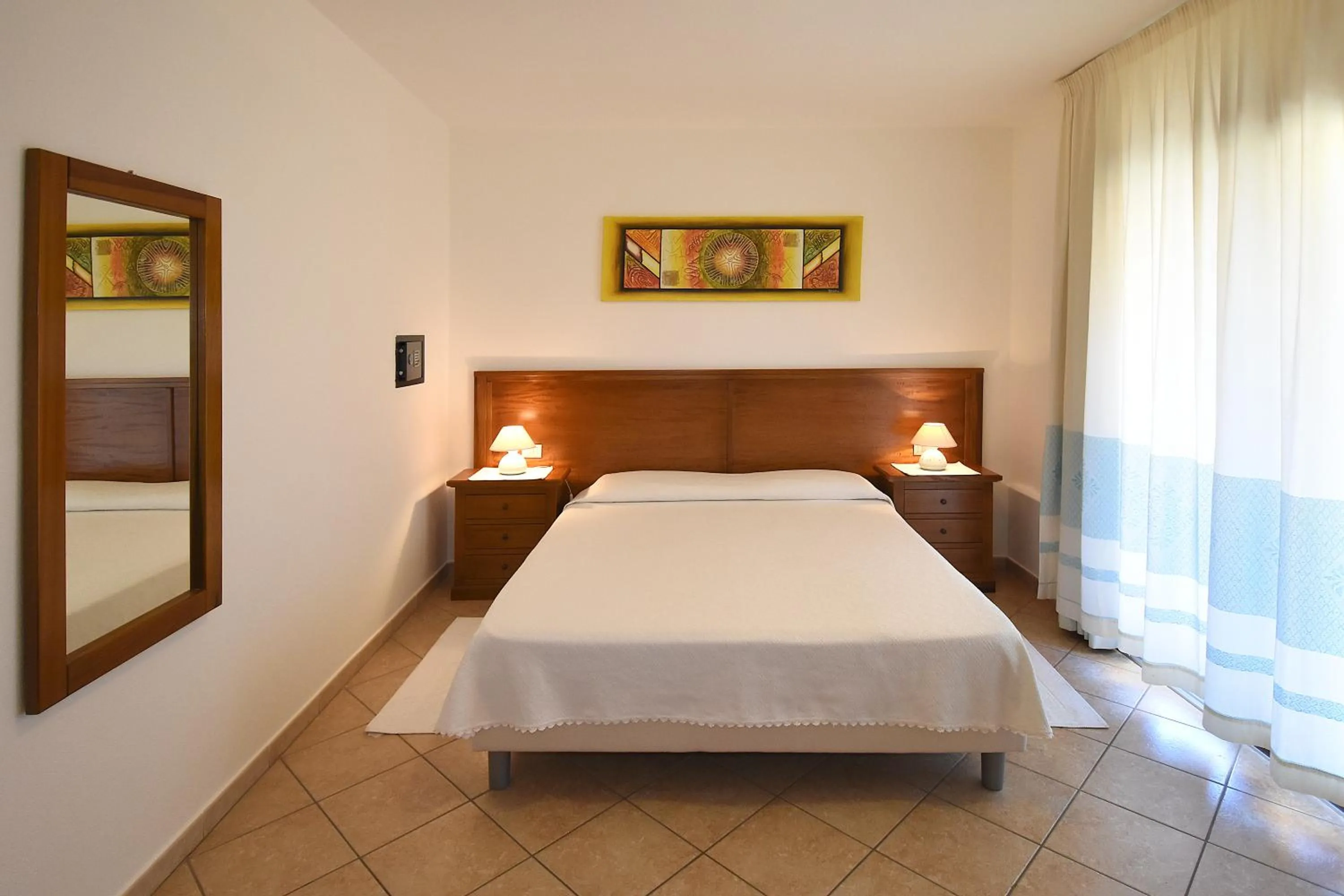 Bed in Hotel Il Girasole