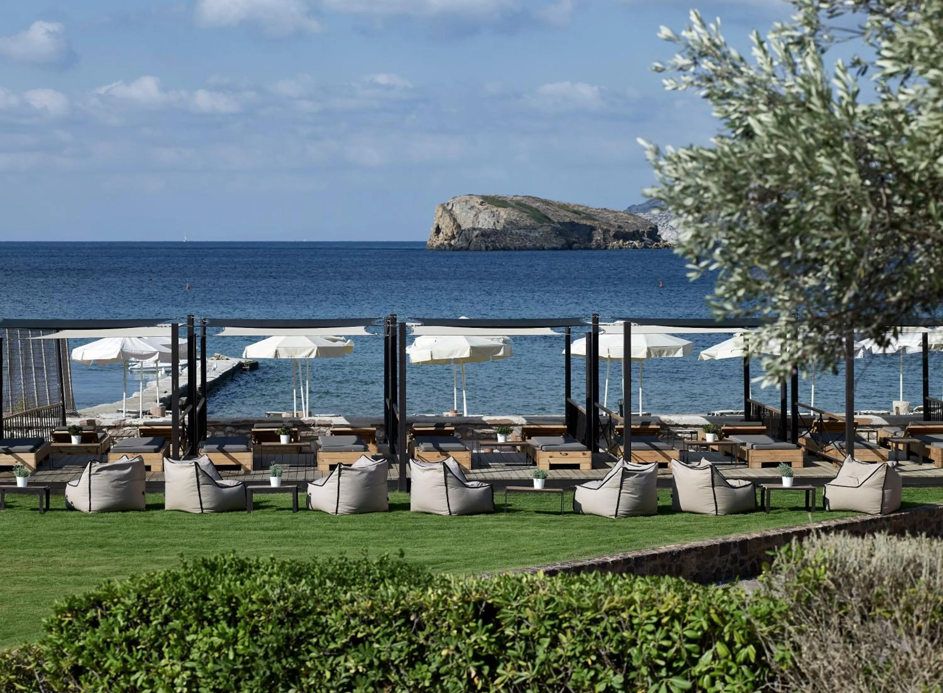 Garden in Aegeon Beach Hotel