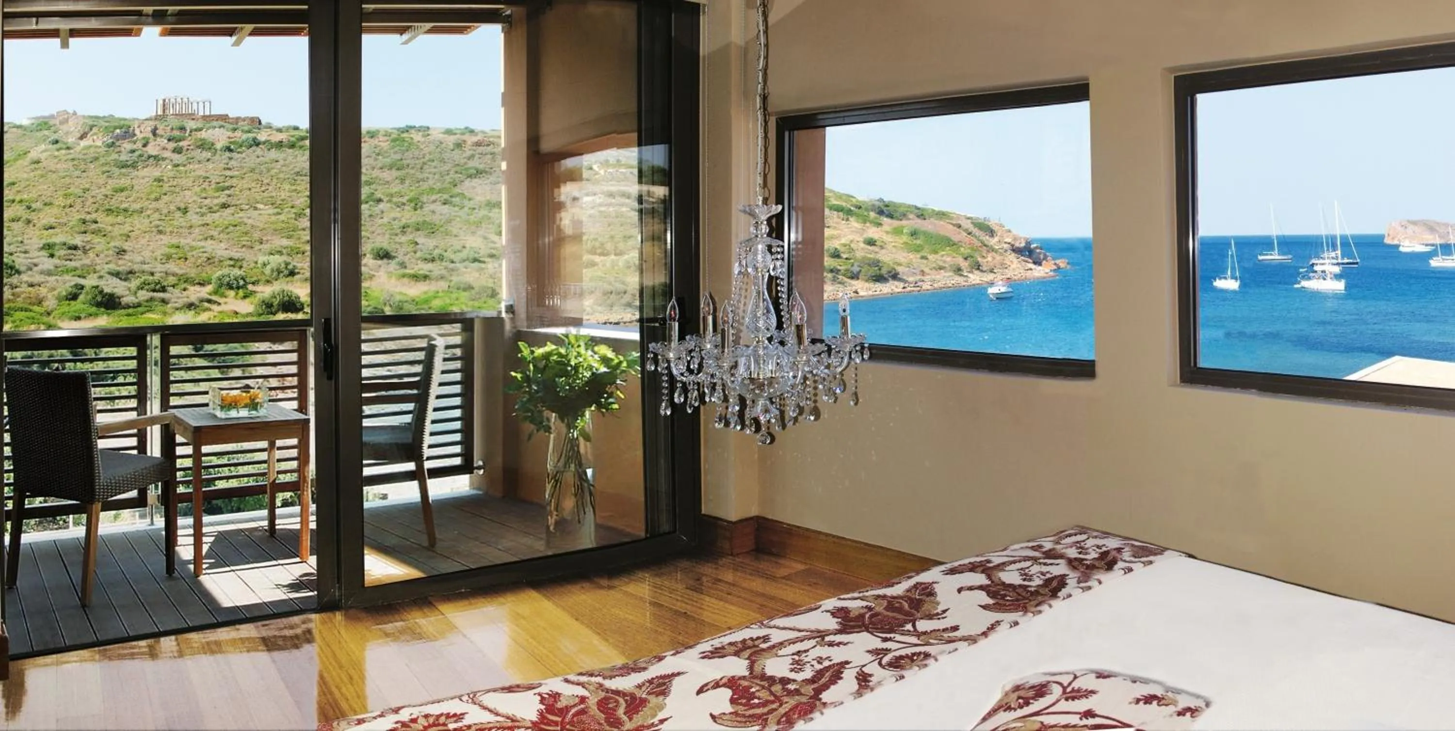 Bed in Aegeon Beach Hotel