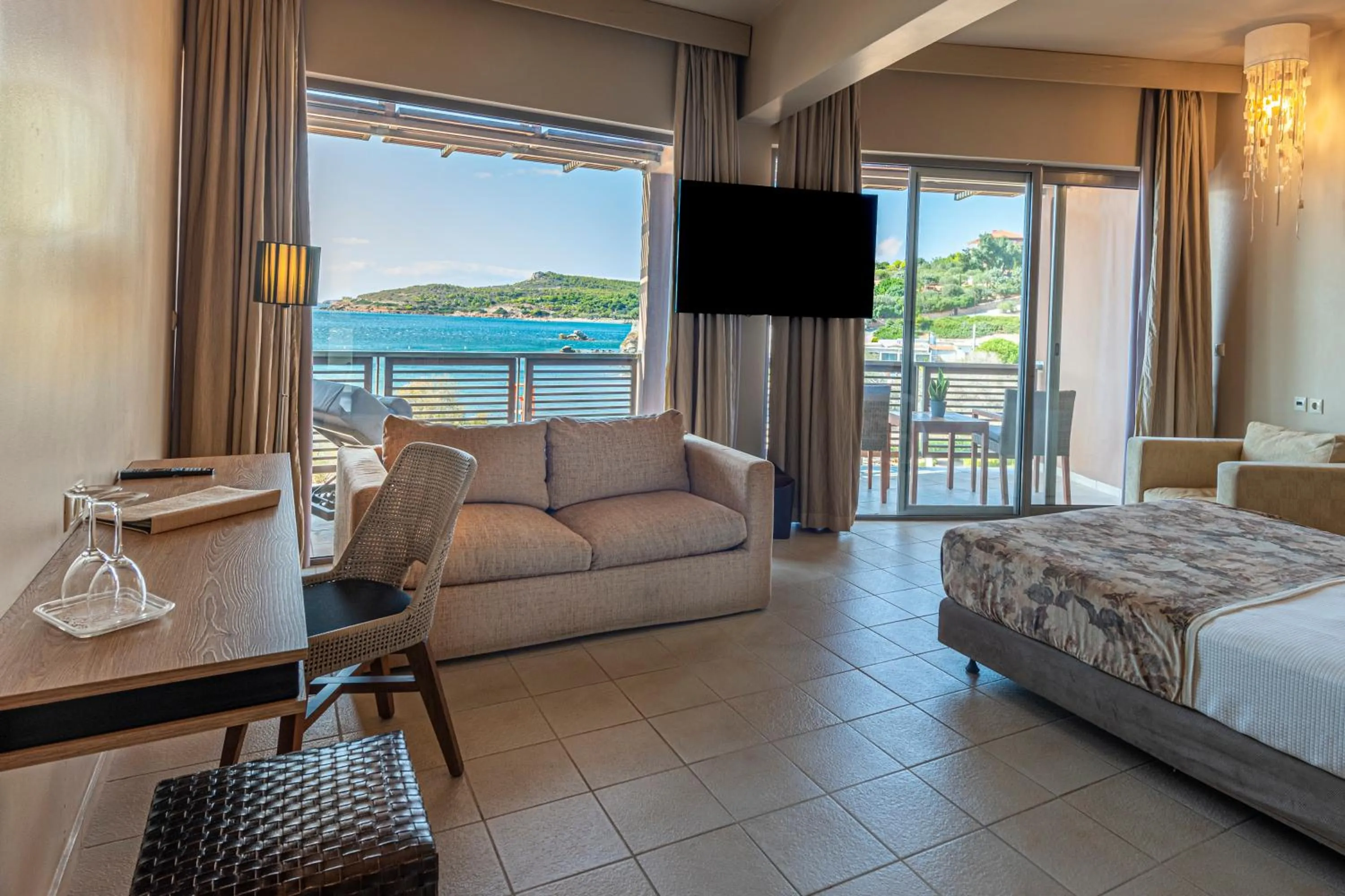 Sea view in Aegeon Beach Hotel