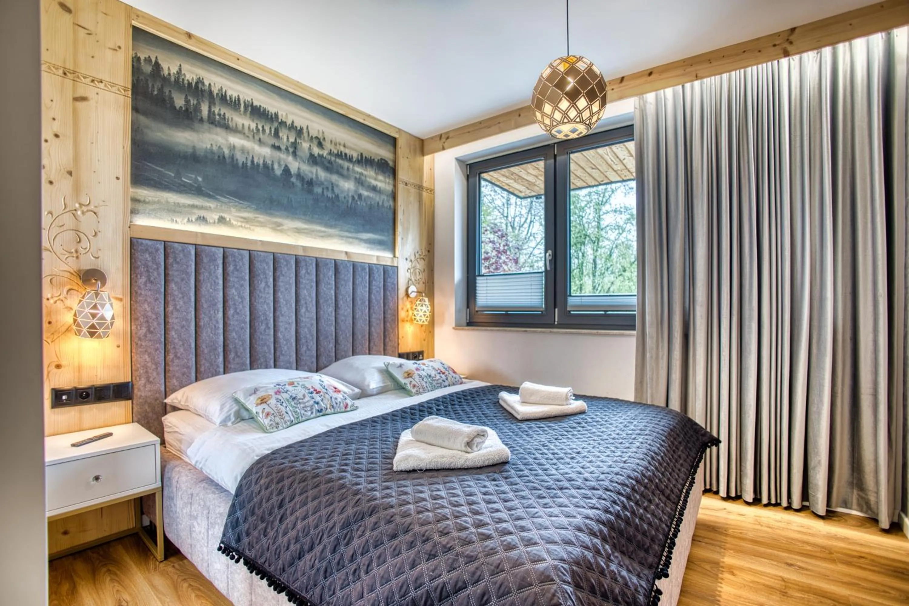 Bed in Santa Angela Solina Resort & SPA