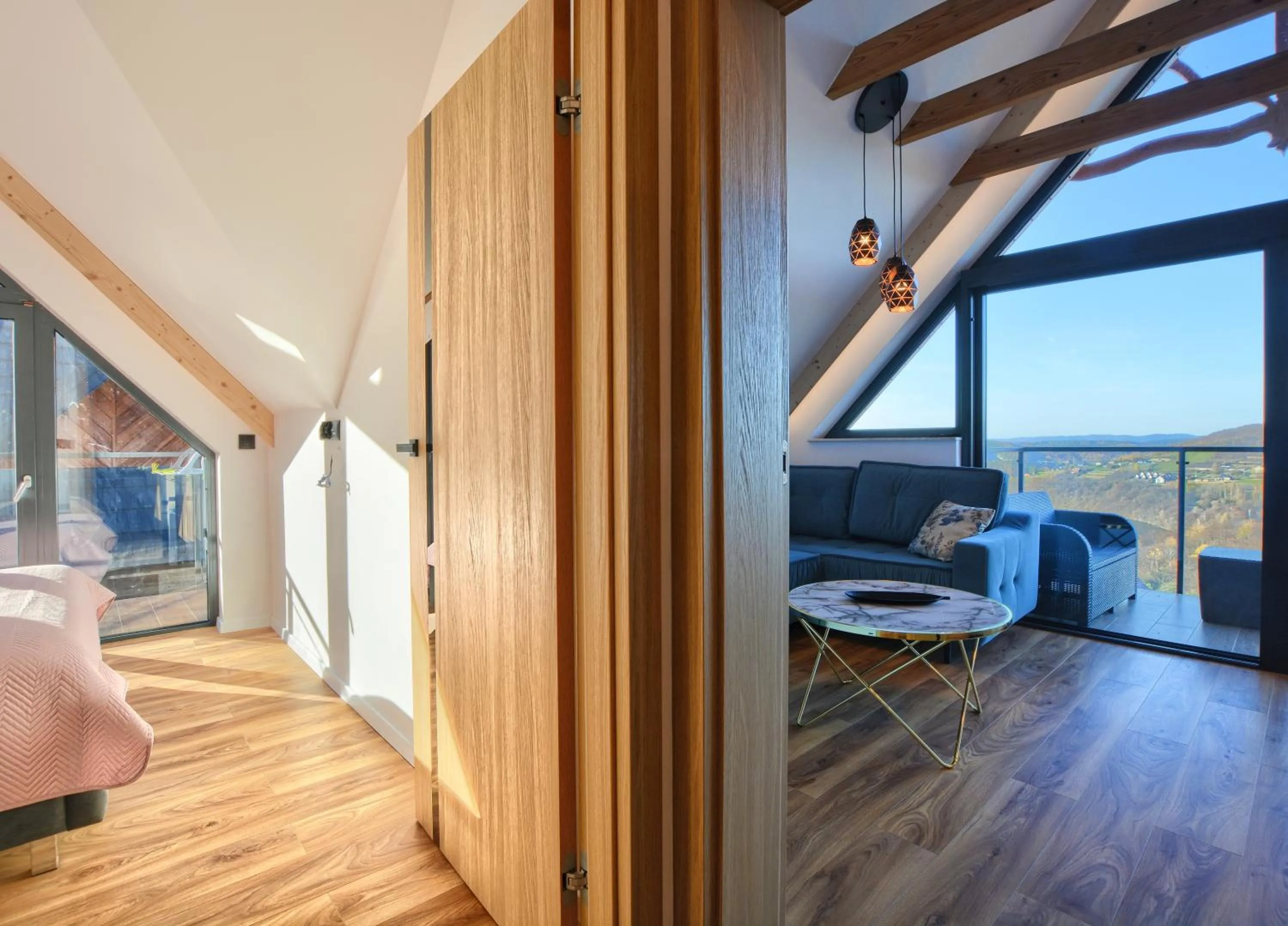 Living room, Bed in Santa Angela Solina Resort & SPA