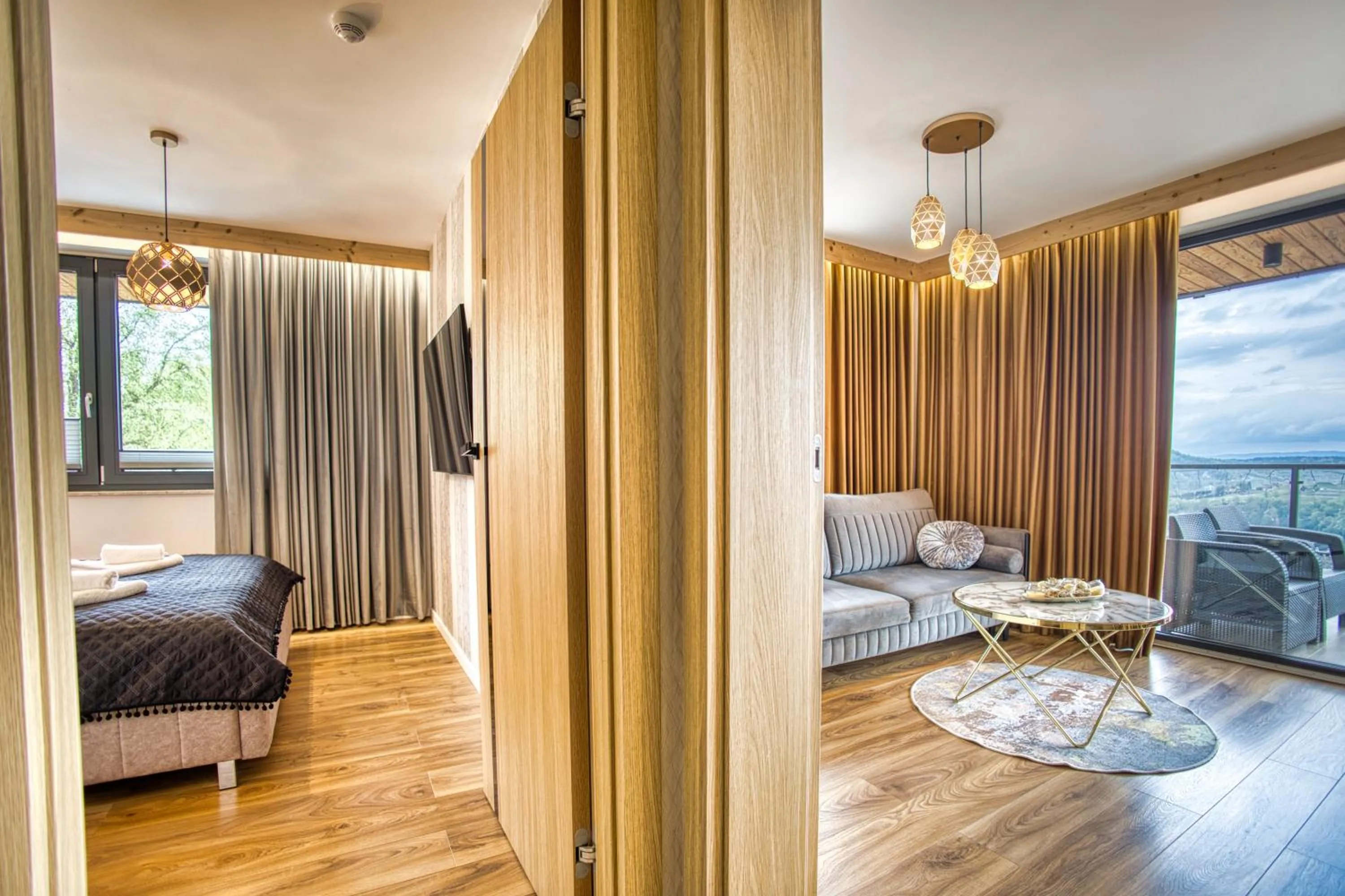 Bed in Santa Angela Solina Resort & SPA