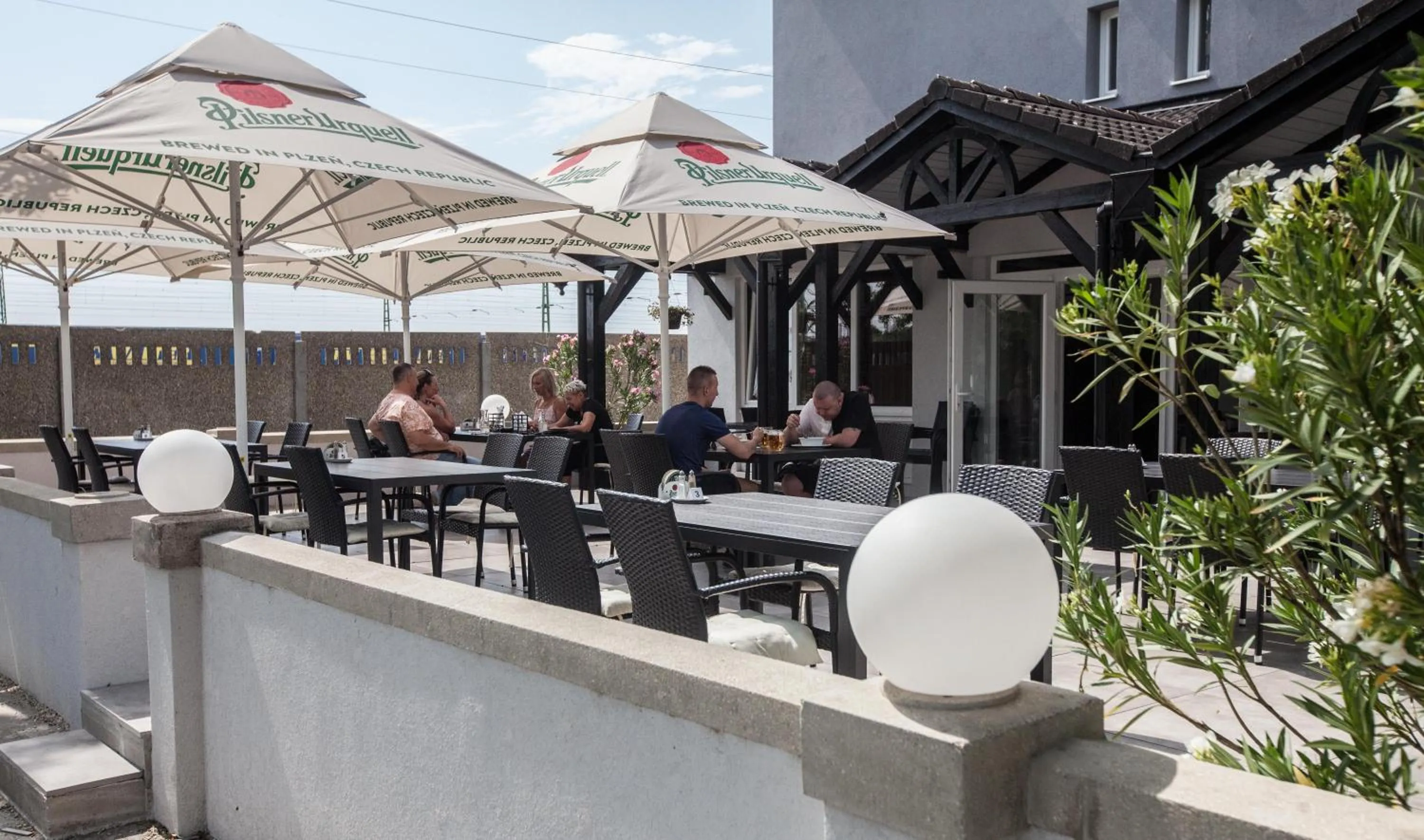 Garden in Hotel Rajka