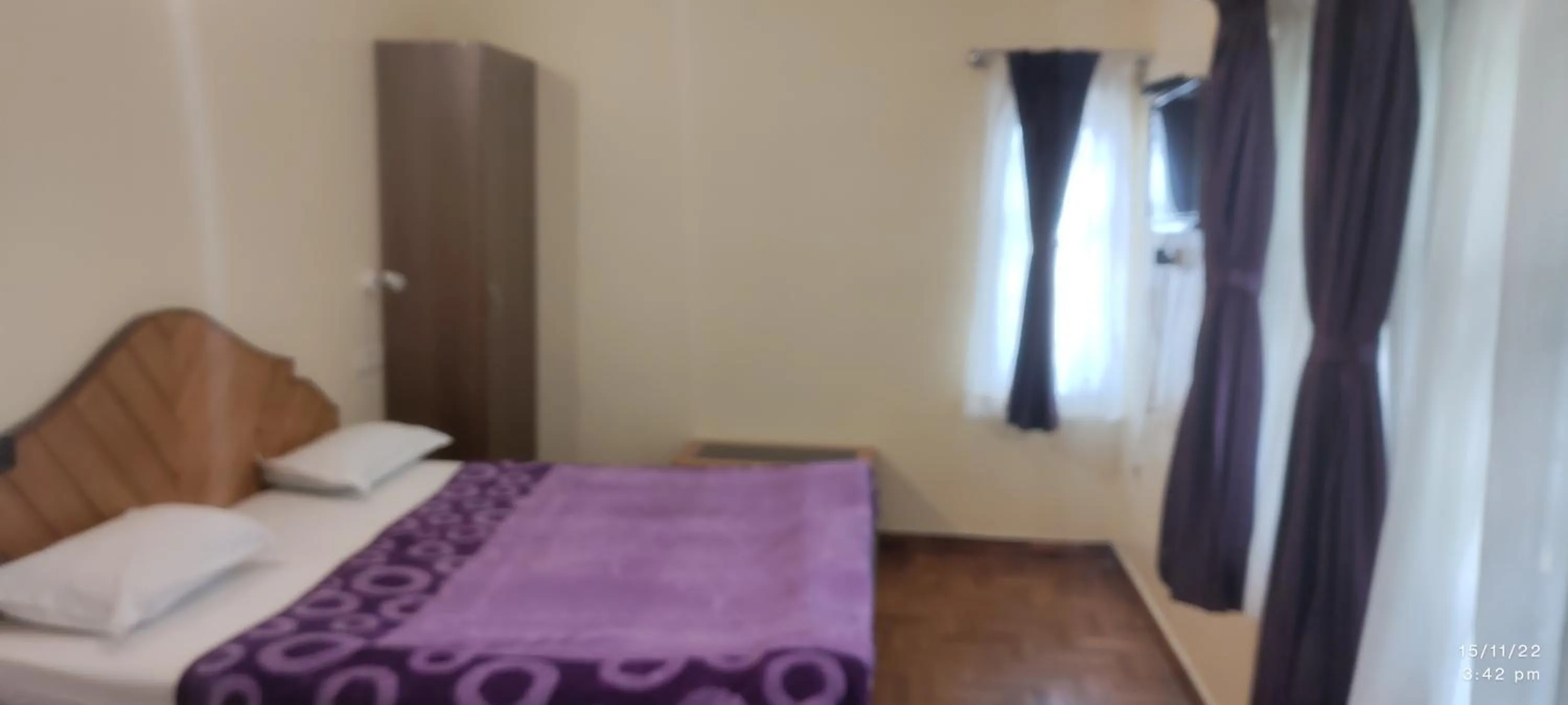 Bed in Hotel Temple Towers